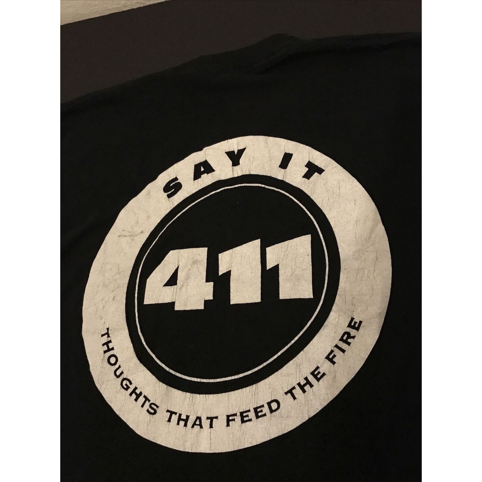 Other Vintage 411 Say It Feed The Fire Punk Hardcore t-shirt Skate Size US L / EU 52-54 / 3 - 5 Thumbnail