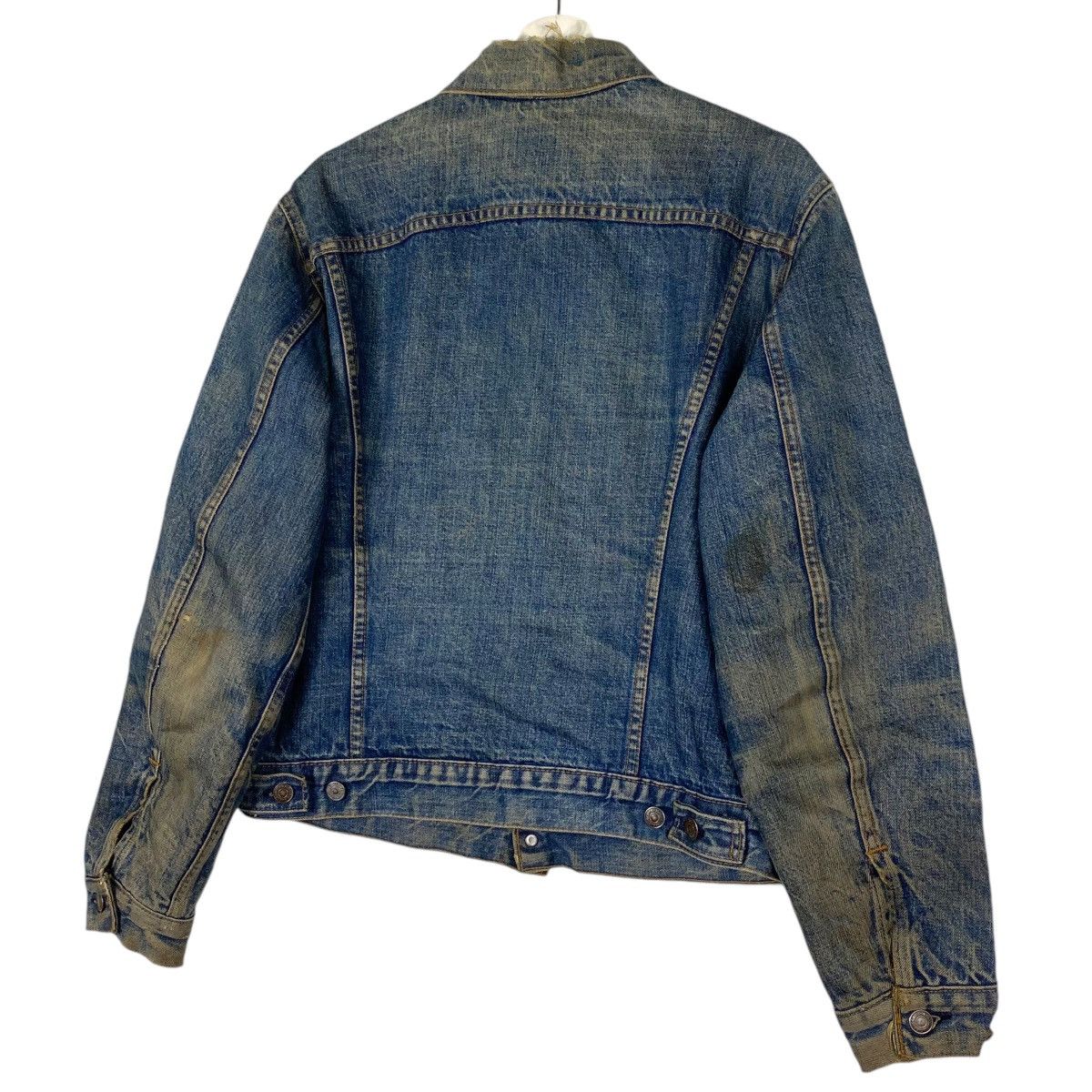 Levi's × Levi's Vintage Clothing × Vintage 💥 70s LEVIS BLANKET TRUCKER DENIM JACKET BUTTON #52 Size US L / EU 52-54 / 3 - 8 Thumbnail