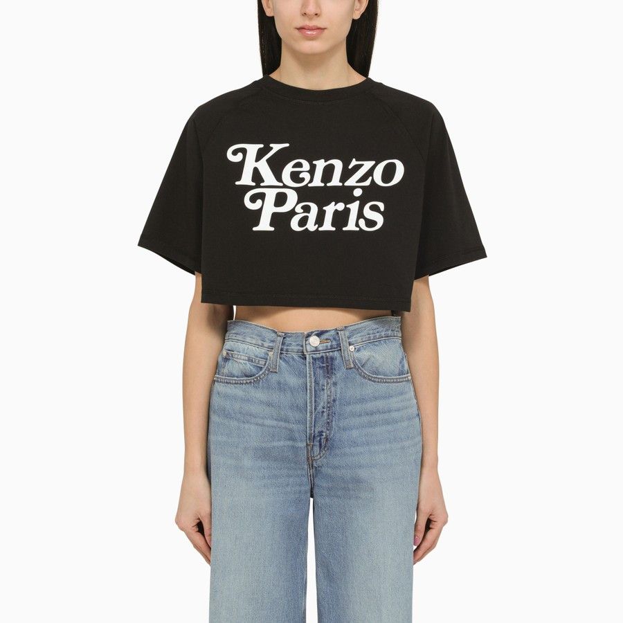 image of Kenzo O1D2Blof0124 T-Shirt In Black, Women's (Size Small)