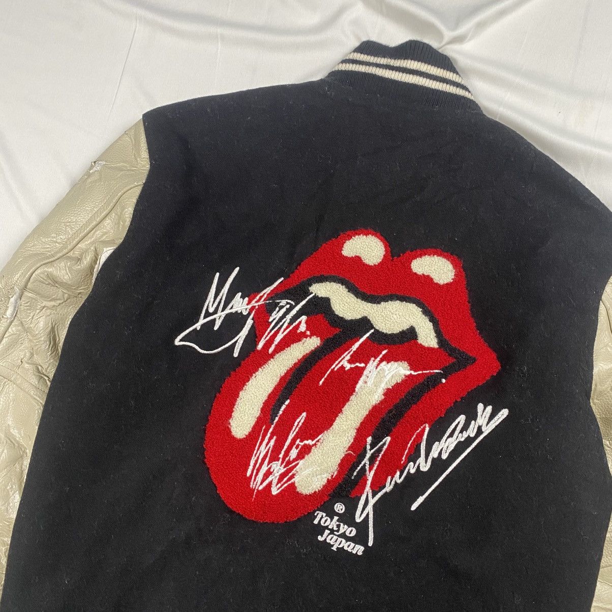 JACKROSE Rare Jackrose Vintage Rolling Stones Varsity Wool Jcket Size US S / EU 44-46 / 1 - 2 Thumbnail