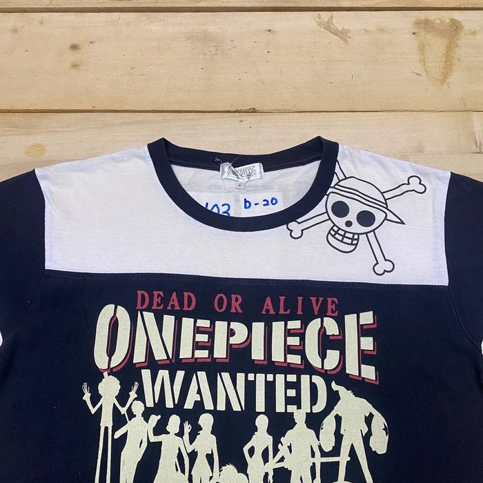 Anime × One Piece B103. JAPAN ONE PIECE WANTED ANIME TEE TEE Size US M / EU 48-50 / 2 - 3 Thumbnail
