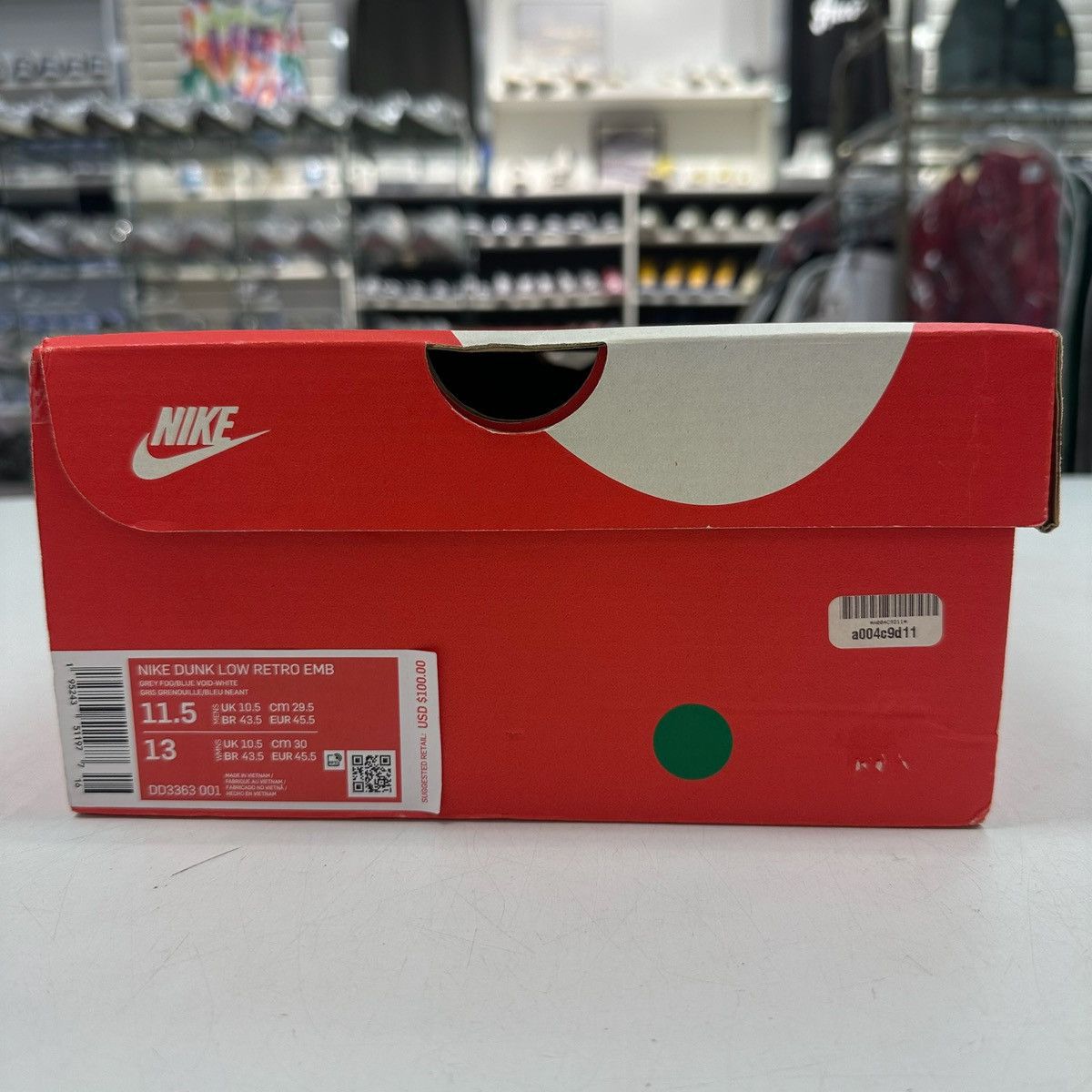 Nike Size 11.5 - Nike Dunk Low Retro 75th Anniversary Nets Size US 11.5 / EU 44-45 - 7 Thumbnail