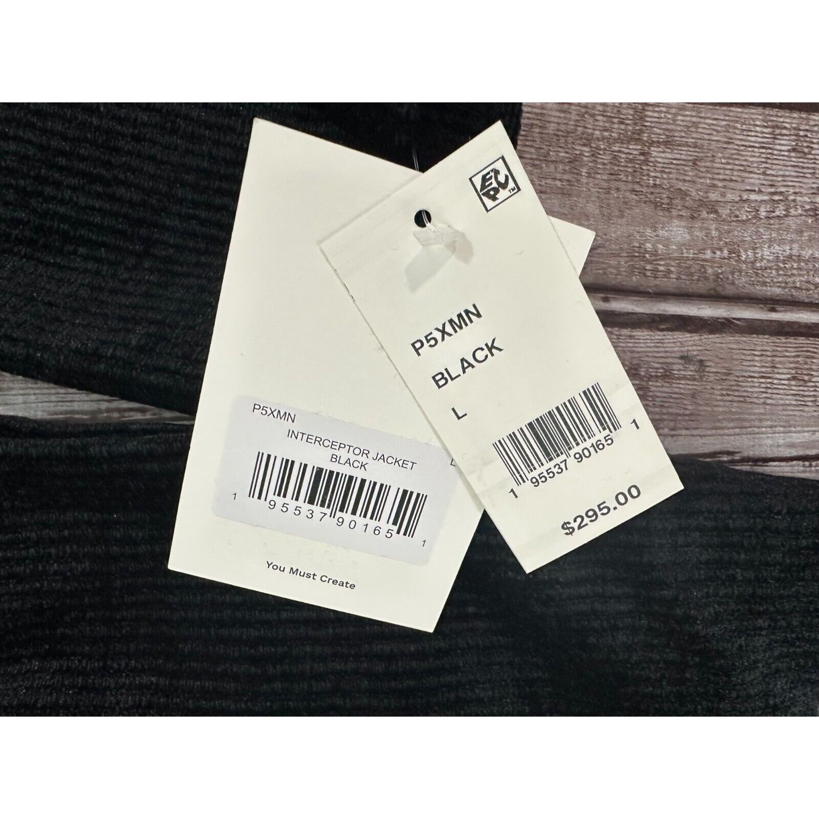 YMC Ymc Interceptor Velour Corduroy Jacket Sz L color Black NWT Size US L / EU 52-54 / 3 - 3 Thumbnail