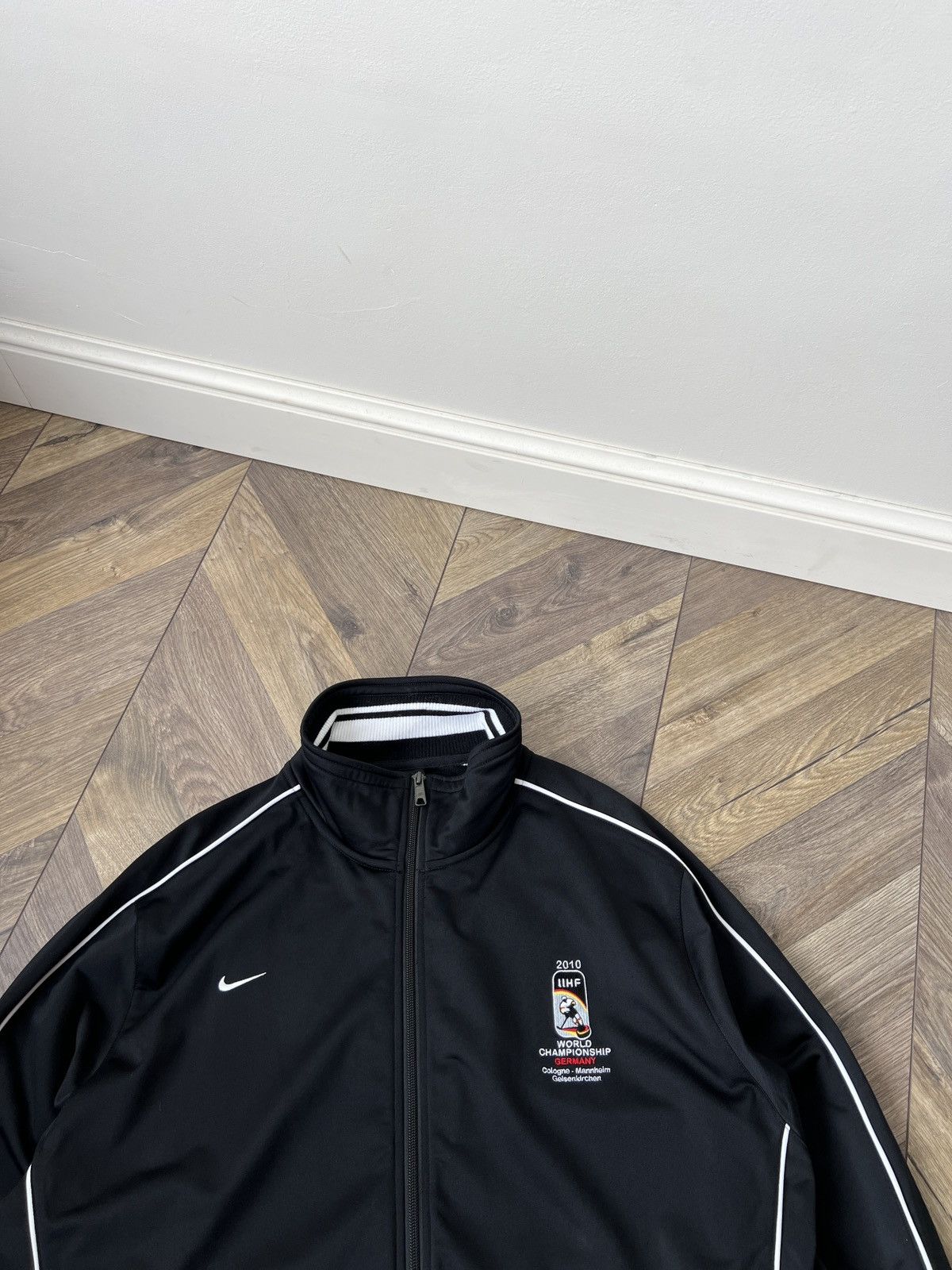 Nike Nike 2010 IIHF Hockey World Championship Track Jacket Size US XXL / EU 58 / 5 - 5 Thumbnail