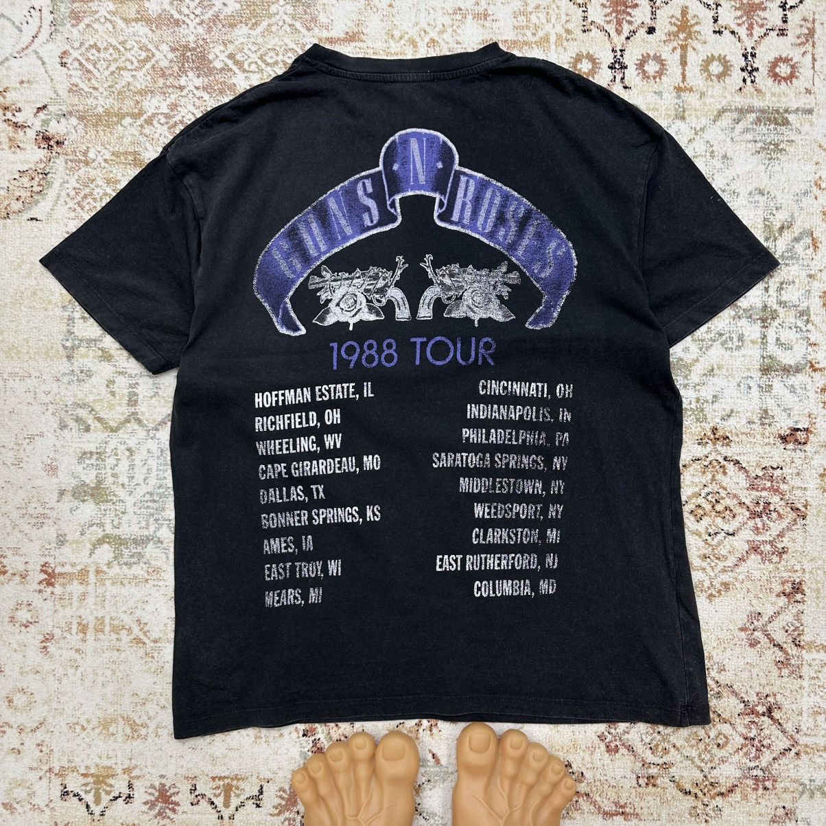 Guns N' Roses × Vintage Vintage Guns N Rosses T-shirts Big Logo Band Rock Y2K 00s Size US L / EU 52-54 / 3 - 2 Thumbnail