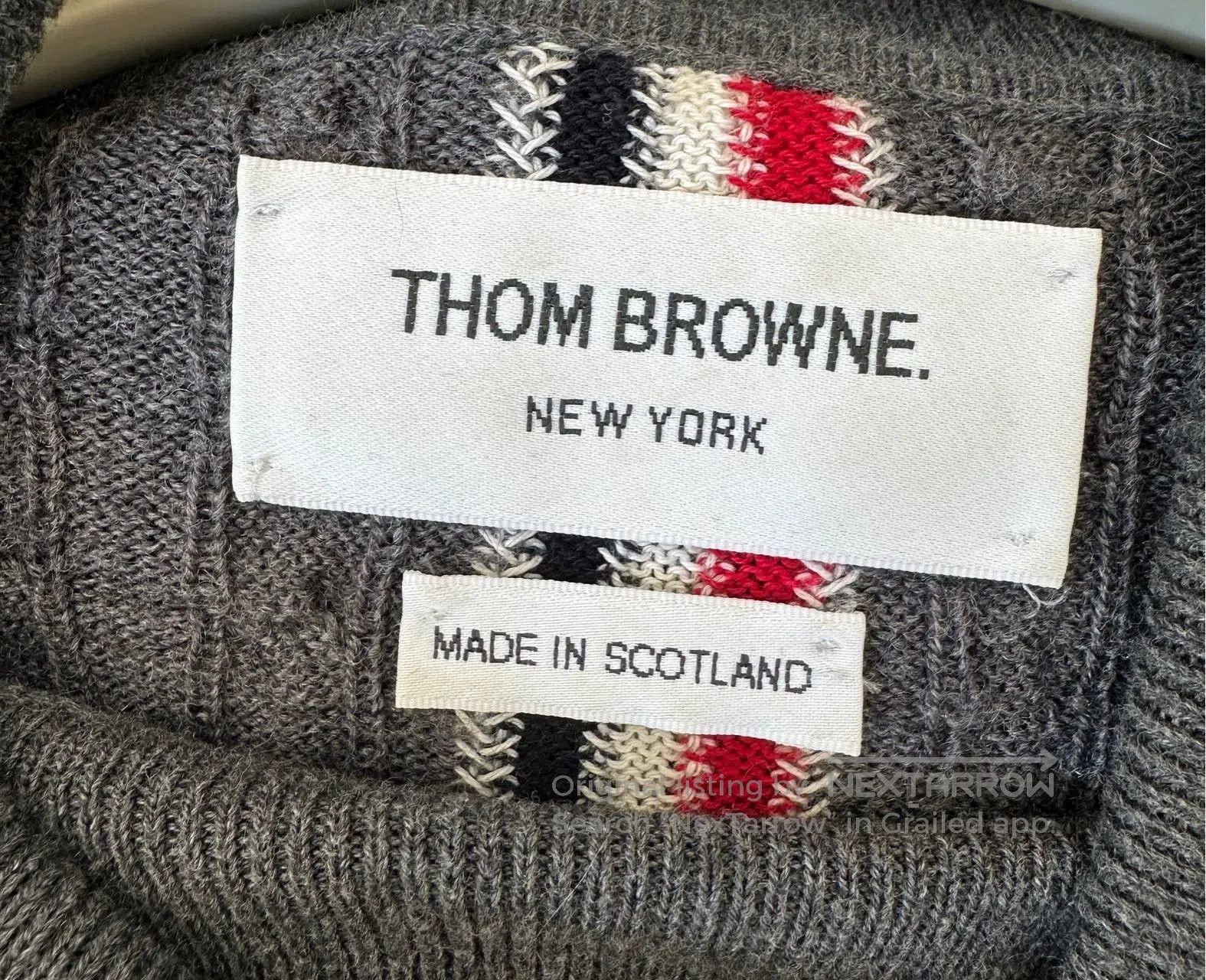 Thom Browne Thom Browne High Neck Stripe Wool Sweater. Size US M / EU 48-50 / 2 - 5 Thumbnail