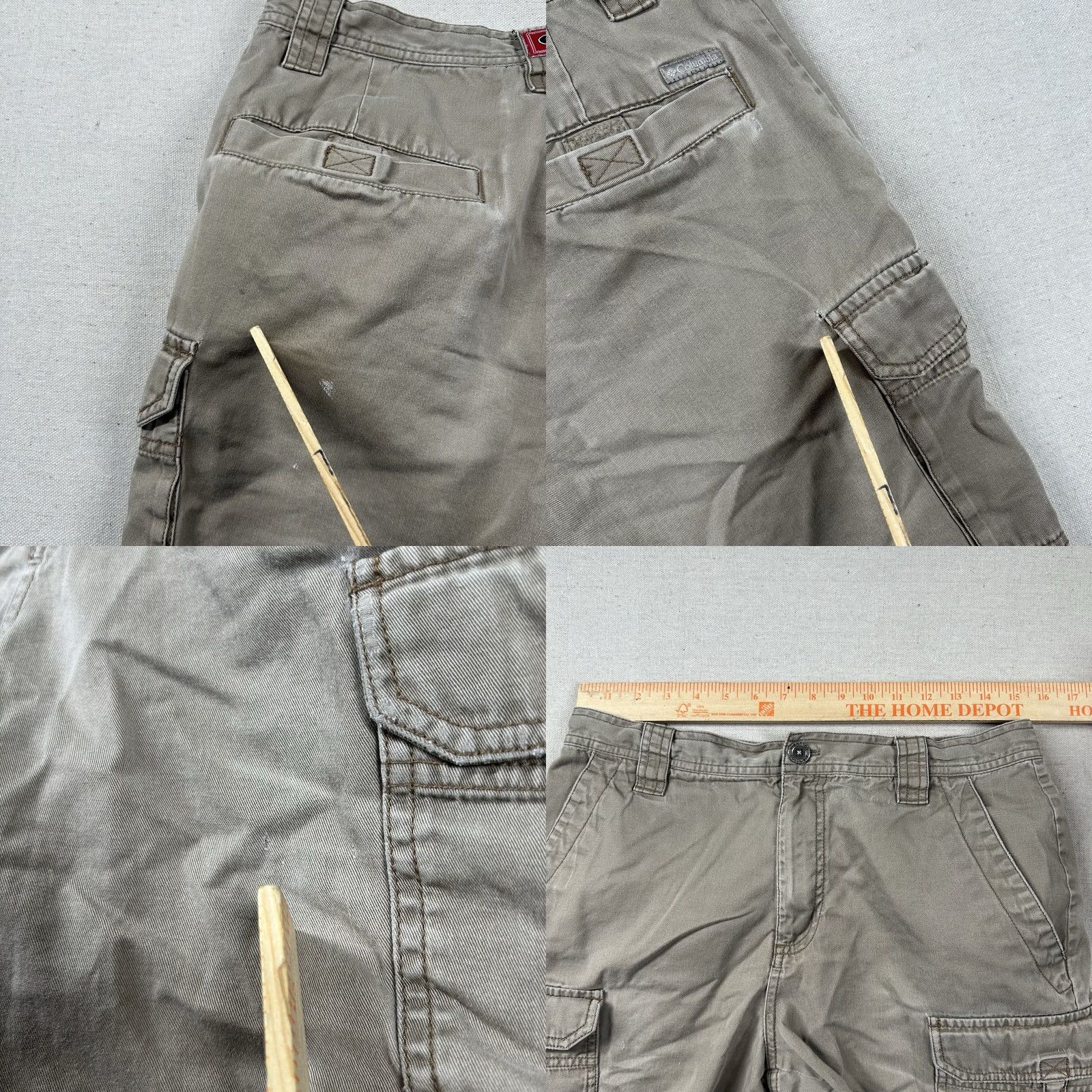 NCAA Columbia UGA Shorts Mens 32 Cargo Georgia Bulldogs Patch NCAA College Brown Size US 32 / EU 48 - 8 Thumbnail