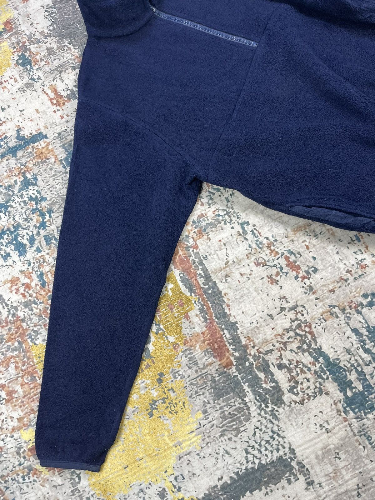 L.L. Bean Vintage LL Bean Half Zipper Fleece Sweatshirt Size M / US 6-8 / IT 42-44 - 3 Thumbnail