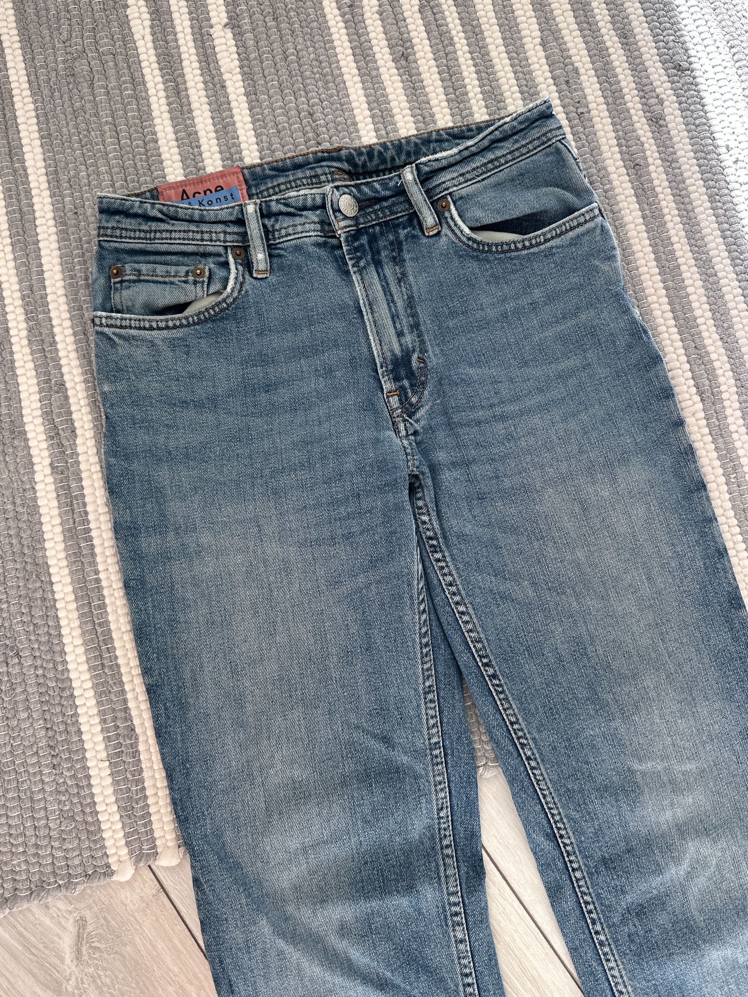 Acne Studios Acne Studios Bla Konst Floragatan 13 Skinny Jeans Size 28" / US 6 / IT 42 - 11 Thumbnail