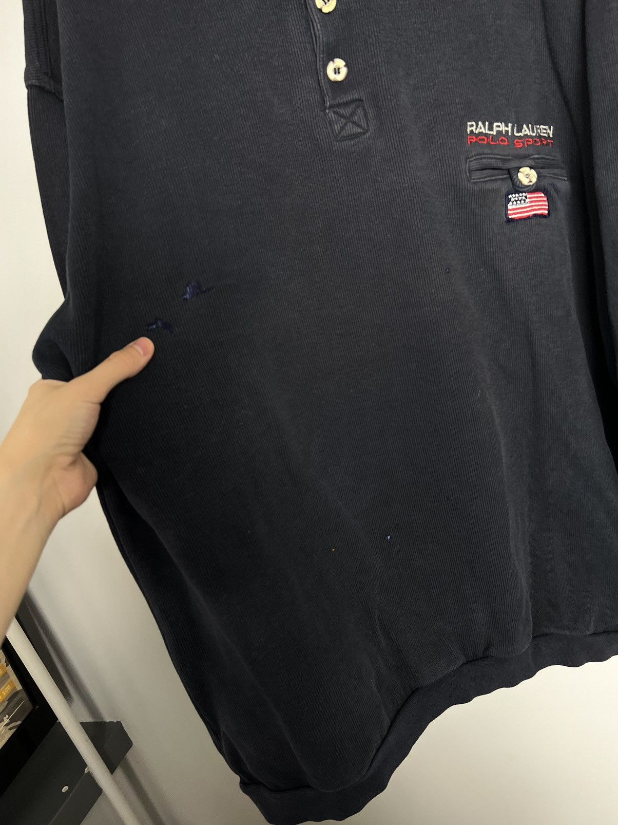 Ralph Lauren × Ralph Lauren Sport × Vintage Sweatshirt Ralph Lauren Polo Sport USA vintage 90’s Size US XL / EU 56 / 4 - 4 Thumbnail