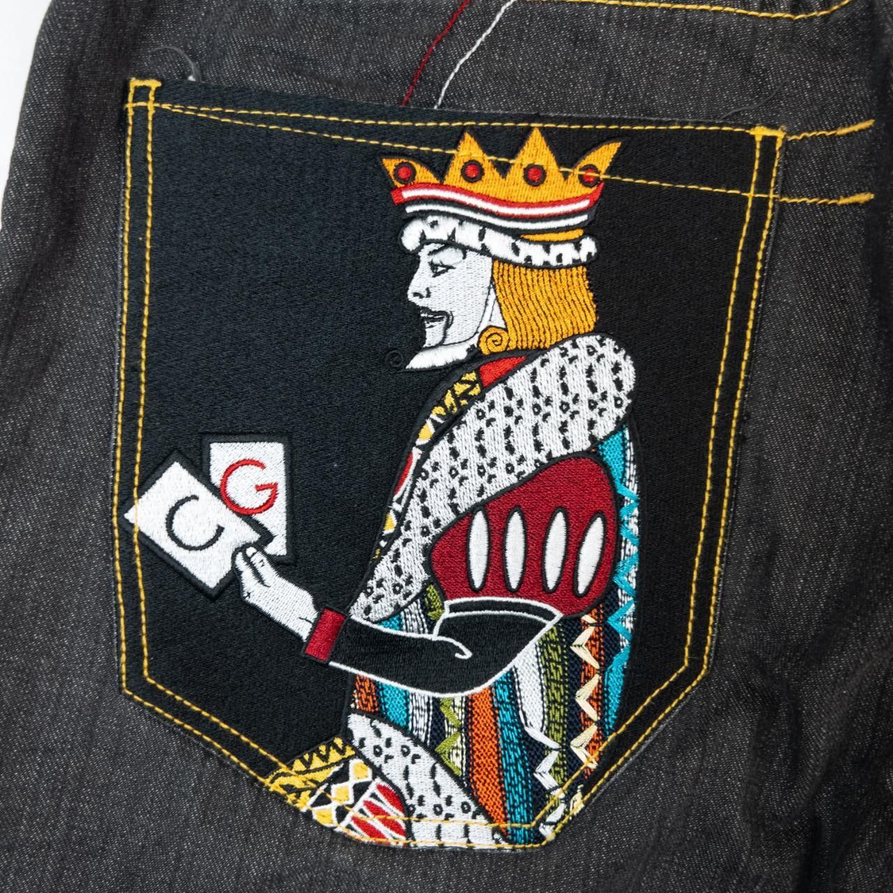 Coogi Vintage Coogi Playing Card Embroidered Jeans Size W36 Size US 36 / EU 52 - 7 Thumbnail