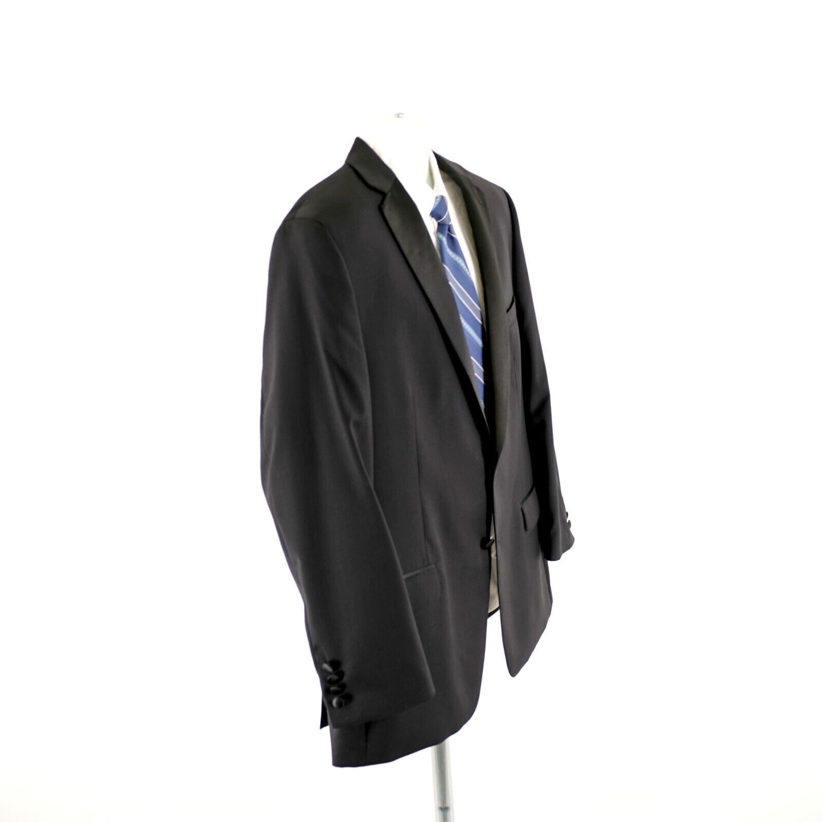 Calvin Klein Calvin Klein Wool Black 2 Felt Button 2 Piece Tuxedo 44R 41/ Size 44R - 13 Thumbnail