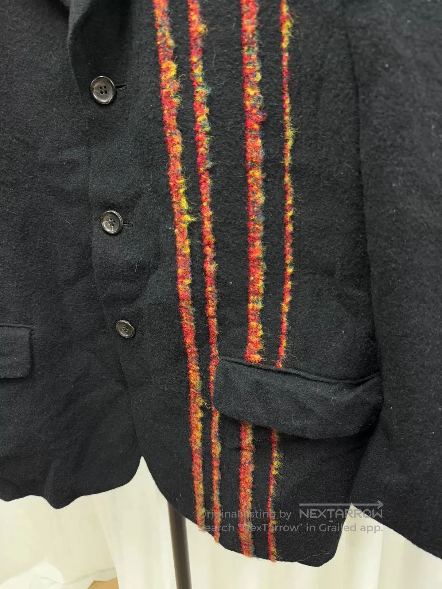 Yohji Yamamoto yohji yamamoto men's LQMEN jacket with stripes. Size US L / EU 52-54 / 3 - 4 Thumbnail