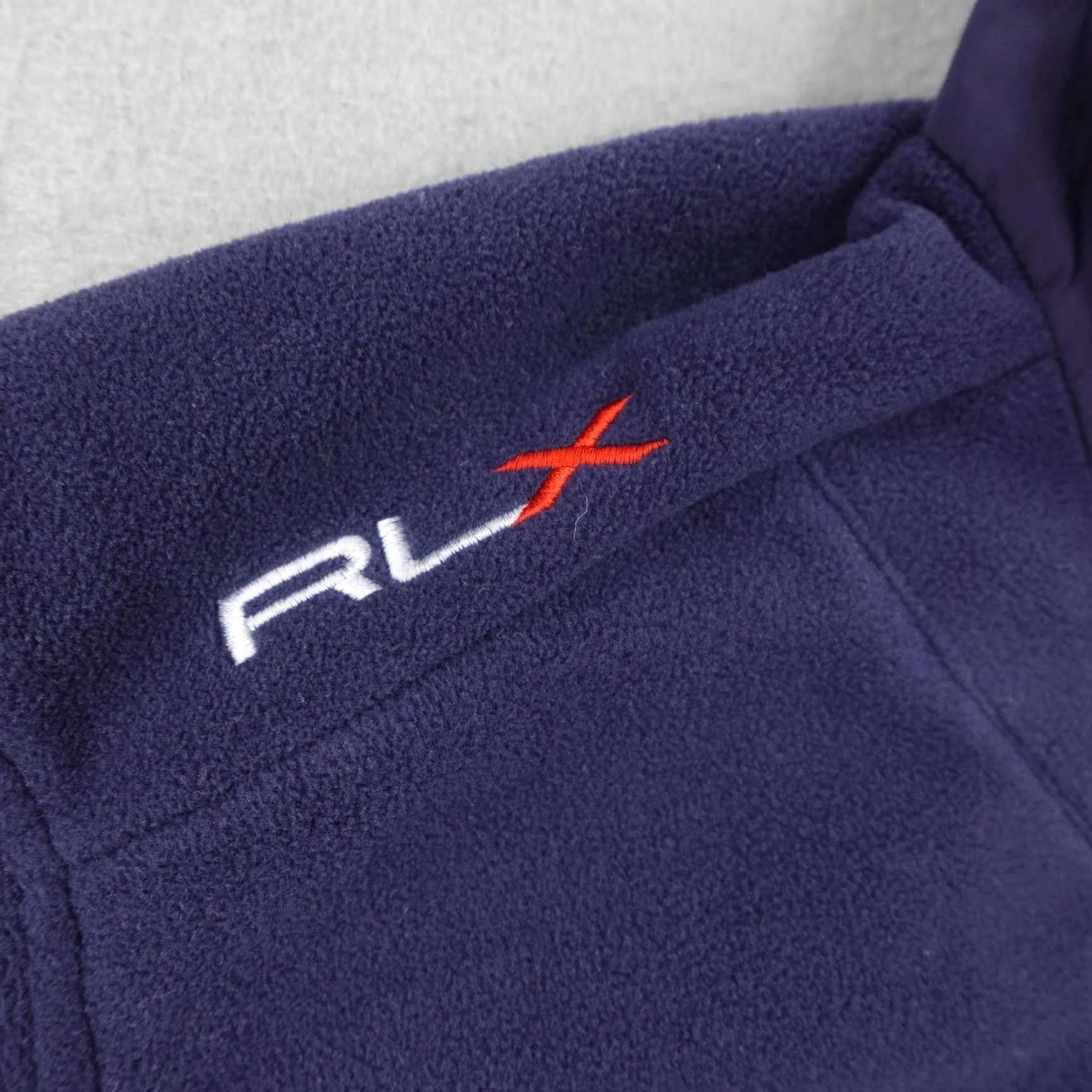 Ralph Lauren RLX Ralph Lauren Sweater Mens Large Blue 1/4 Zip Fleece Pullover Performance Size US XL / EU 56 / 4 - 3 Thumbnail