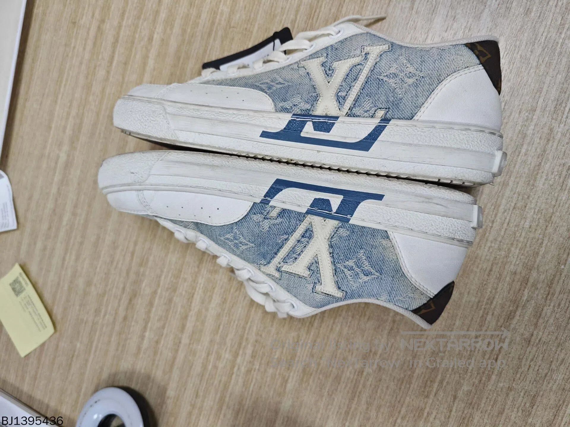 Louis Vuitton louis vuitton charlie denim sneakers size 37.5. Size US 7.5 / EU 40-41 - 8 Thumbnail