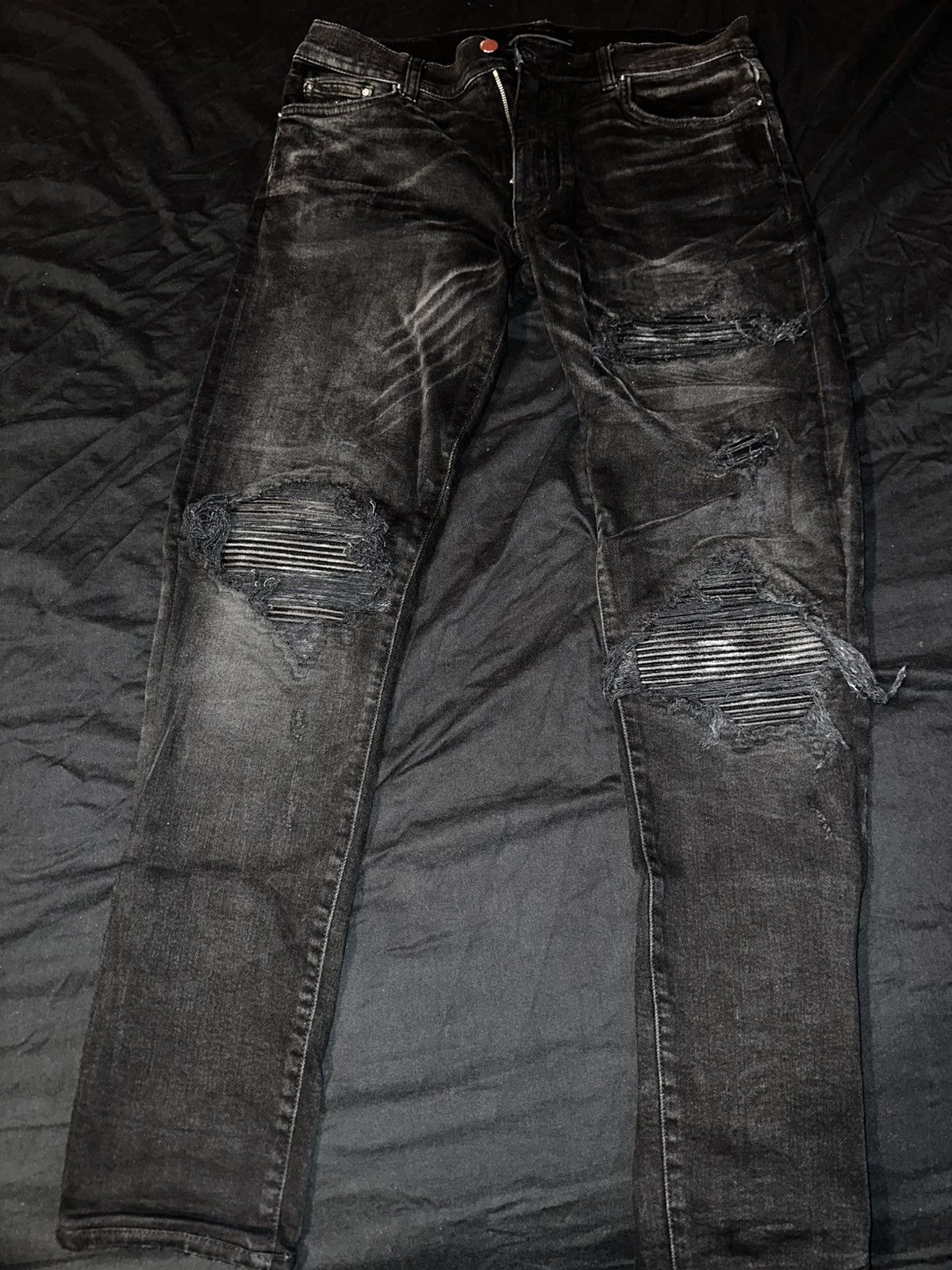 Other Mike Amiri distressed denim jeans size 34 Size US 34 / EU 50 - 1 Thumbnail