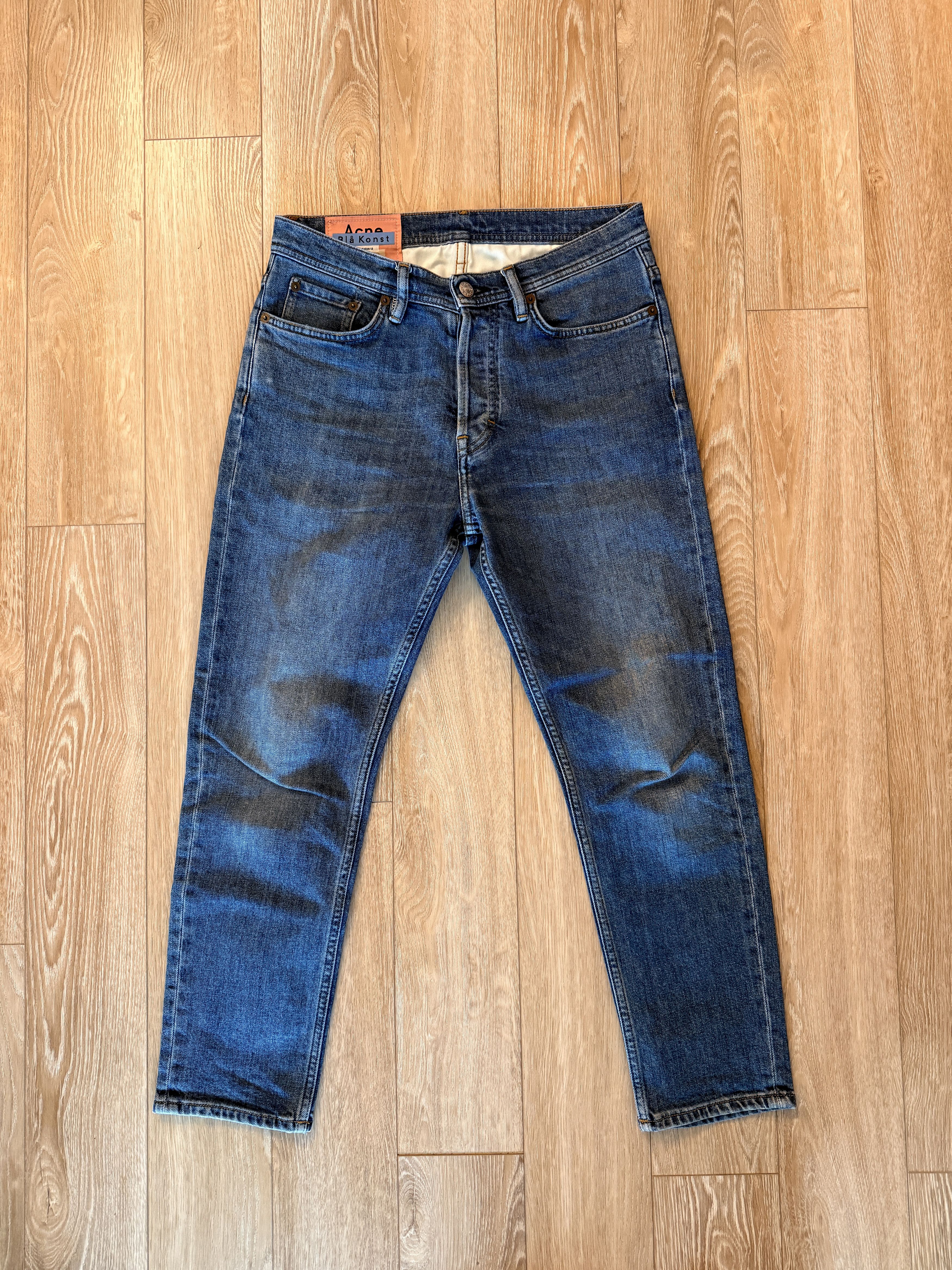 Acne Studios Acne Studios River Jeans in Mid Blue (28x30) Size US 28 / EU 44 - 2 Thumbnail