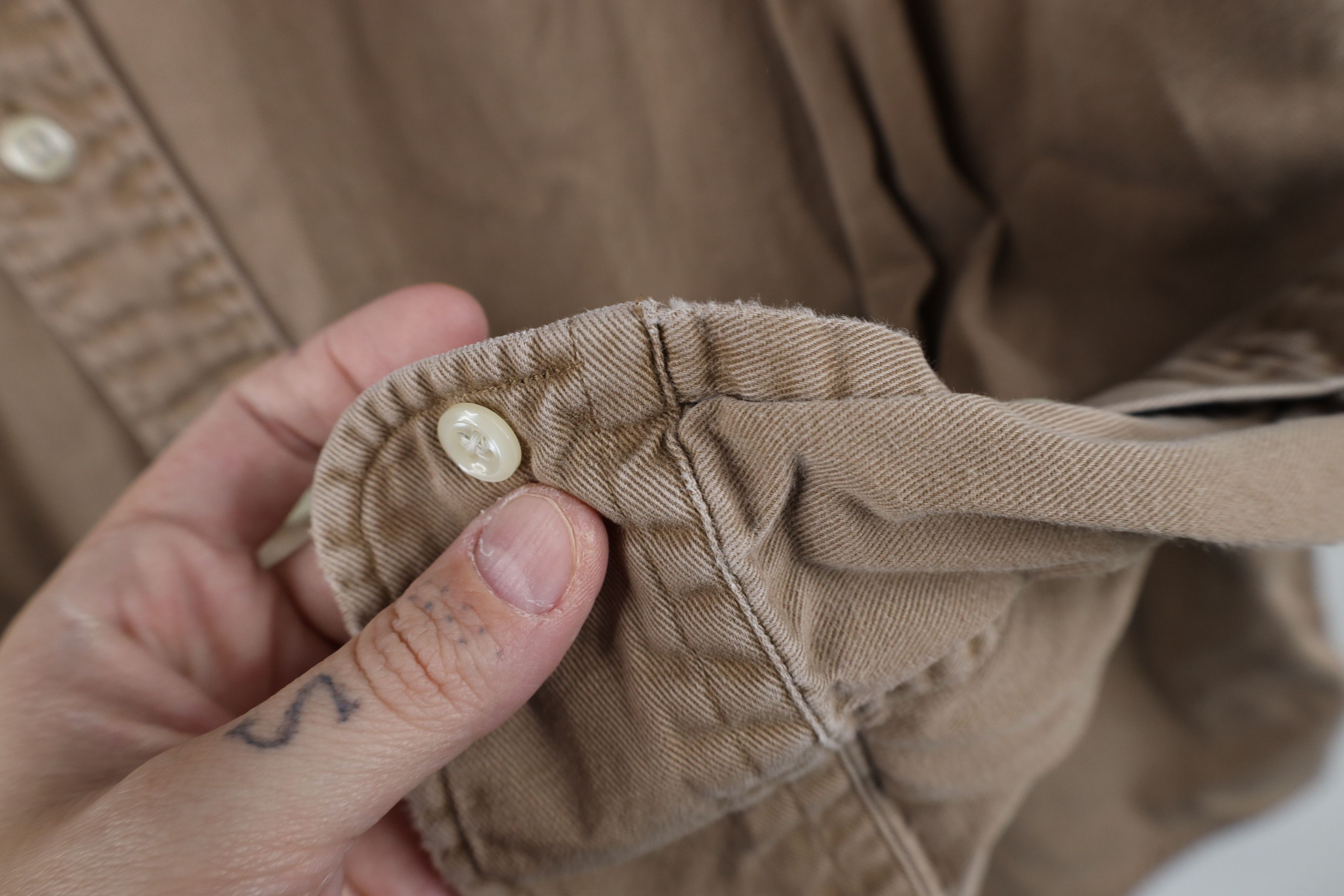Ralph Lauren Vintage 90s Ralph Lauren Collared Button Down Shirt Brown Size US M / EU 48-50 / 2 - 12 Thumbnail