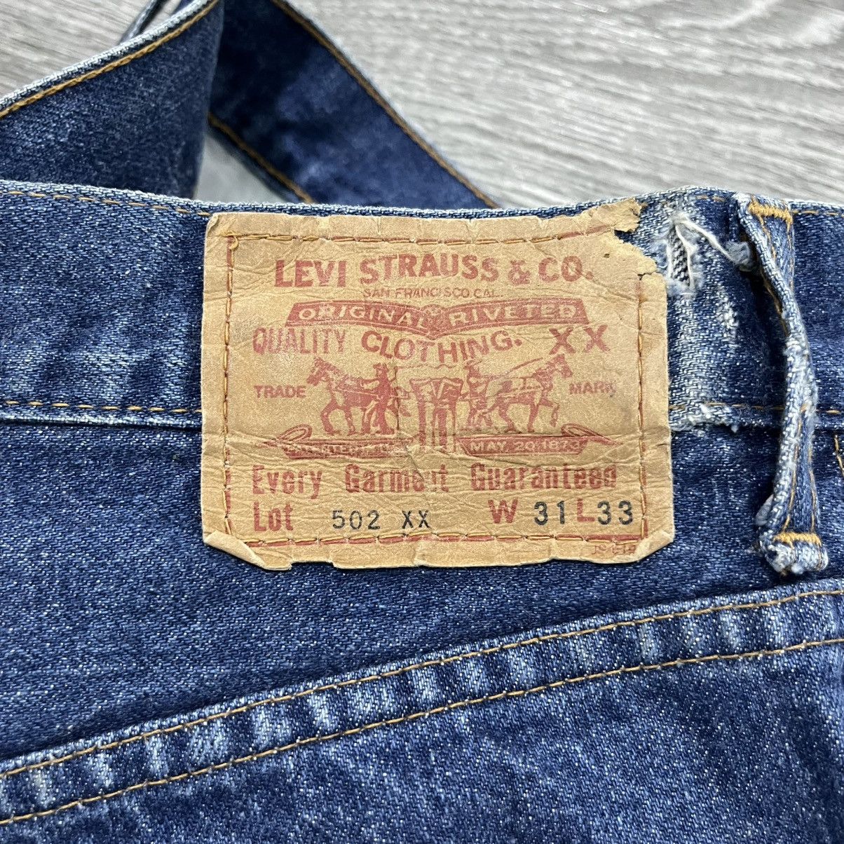 Levi's VINTAGE LEVI's 502xx Big E Selvedge Jeans Size US 28 / EU 44 - 19 Thumbnail
