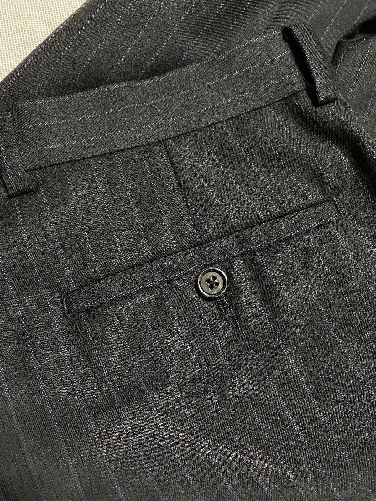 Designer × Michael Kors Michael kors suit blazer pants trousers striped black Size 42L - 15 Thumbnail