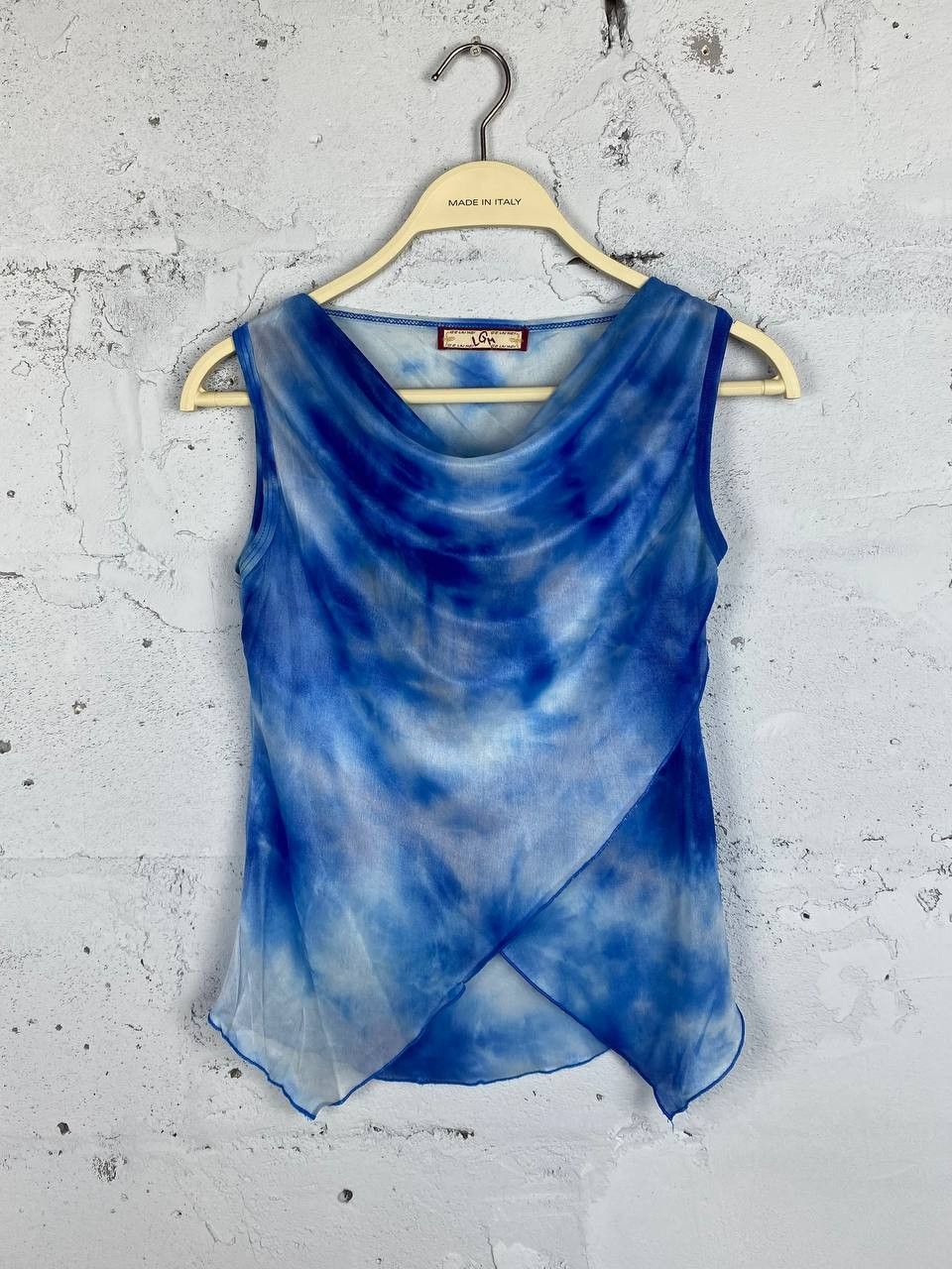 Cop Copine × Vintage Y2K Sky Print Vintage Face Style Tank Top Japan Size S / US 4 / IT 40 - 1 Thumbnail