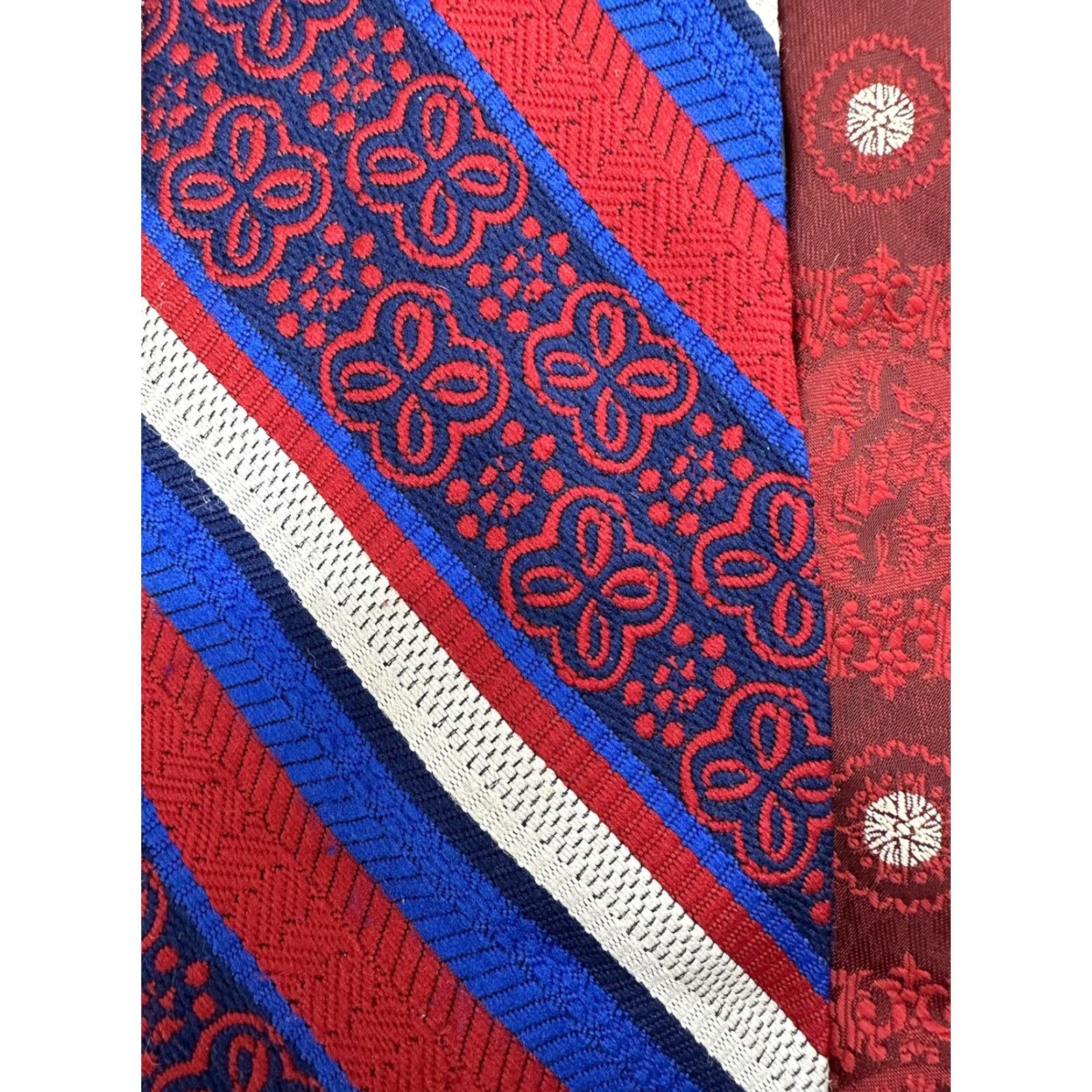 Vintage Mens Tie Set of 5 Lot Assorted Ties Size ONE SIZE - 6 Thumbnail