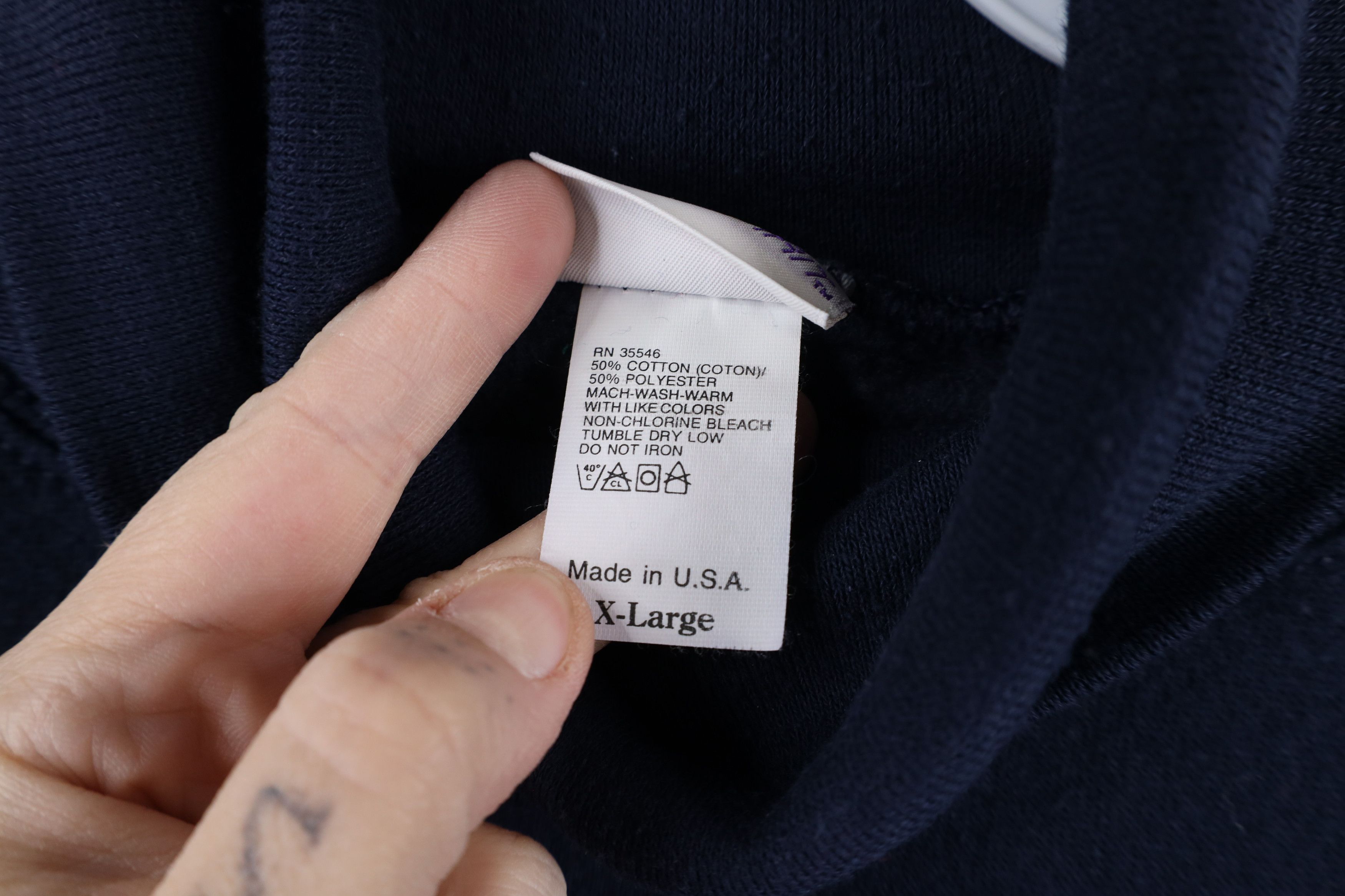Vintage Vintage 90s Streetwear Tunic Turtleneck Sweatshirt USA Size XL / US 12-14 / IT 48-50 - 5 Thumbnail