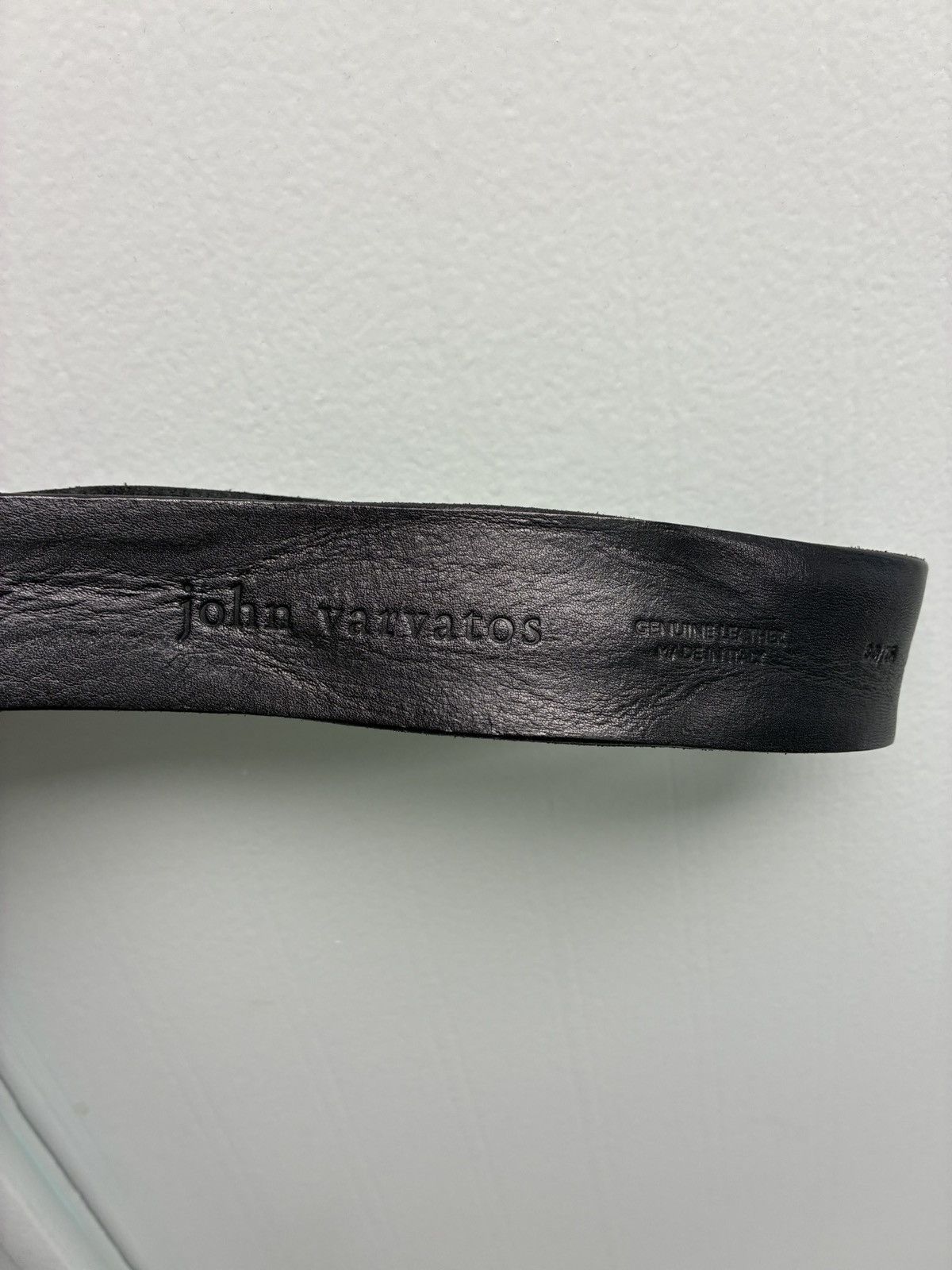 John Varvatos Nova Suede Belt. Size 30 Size 30 - 6 Thumbnail