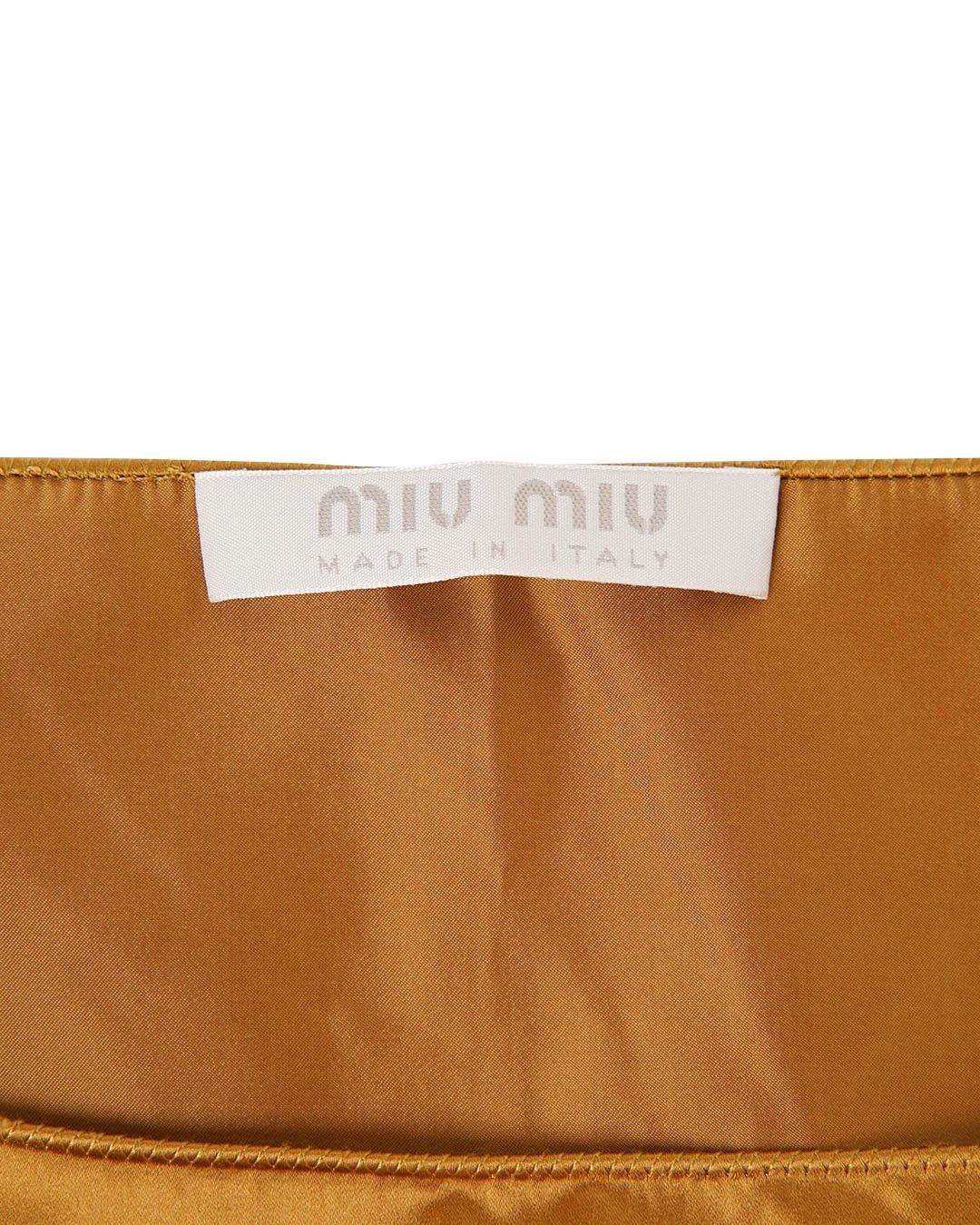 Miu Miu Miu Miu S/S1998 Gold Satin Corset Top Size M / US 6-8 / IT 42-44 - 6 Thumbnail