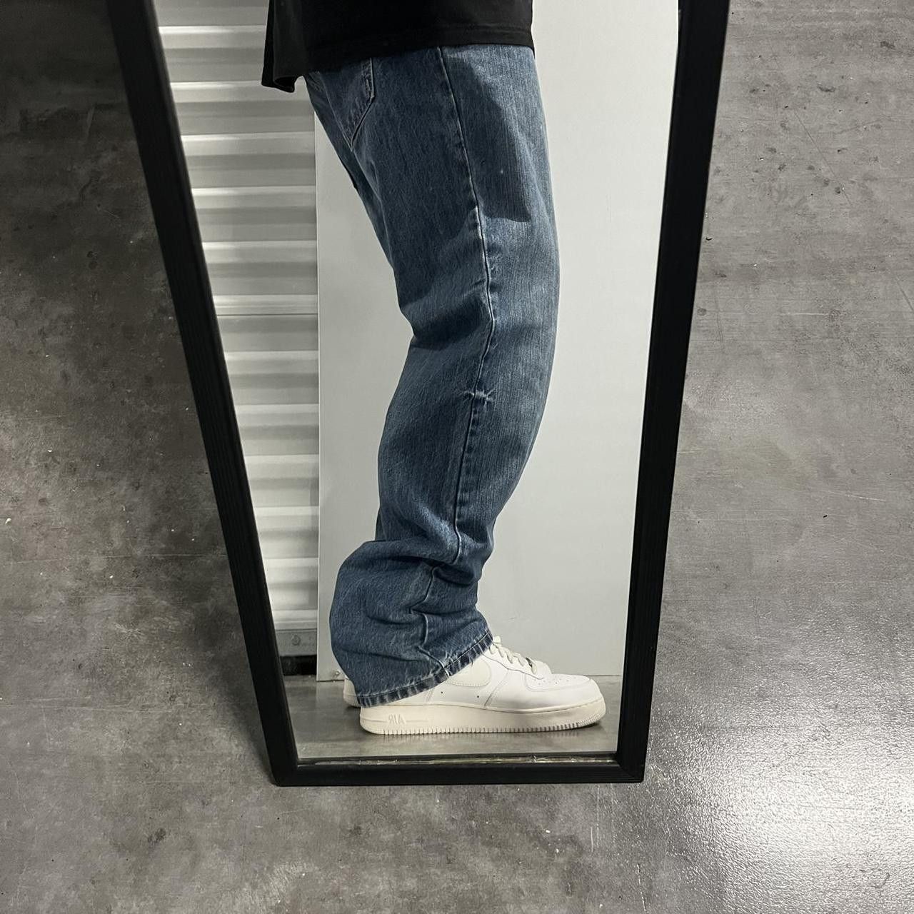 Japanese Brand × Vintage Vintage Y2K Baggy Grunge Streetwear Style camel Denim Jeans! Size US 36 / EU 52 - 2 Thumbnail