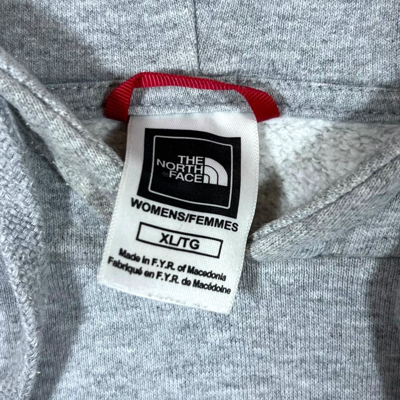 The North Face THE NORTH FACE Grey Hoodie Embroidered Big Logo Spellout Pullover Womens XL Size XL / US 12-14 / IT 48-50 - 4 Thumbnail