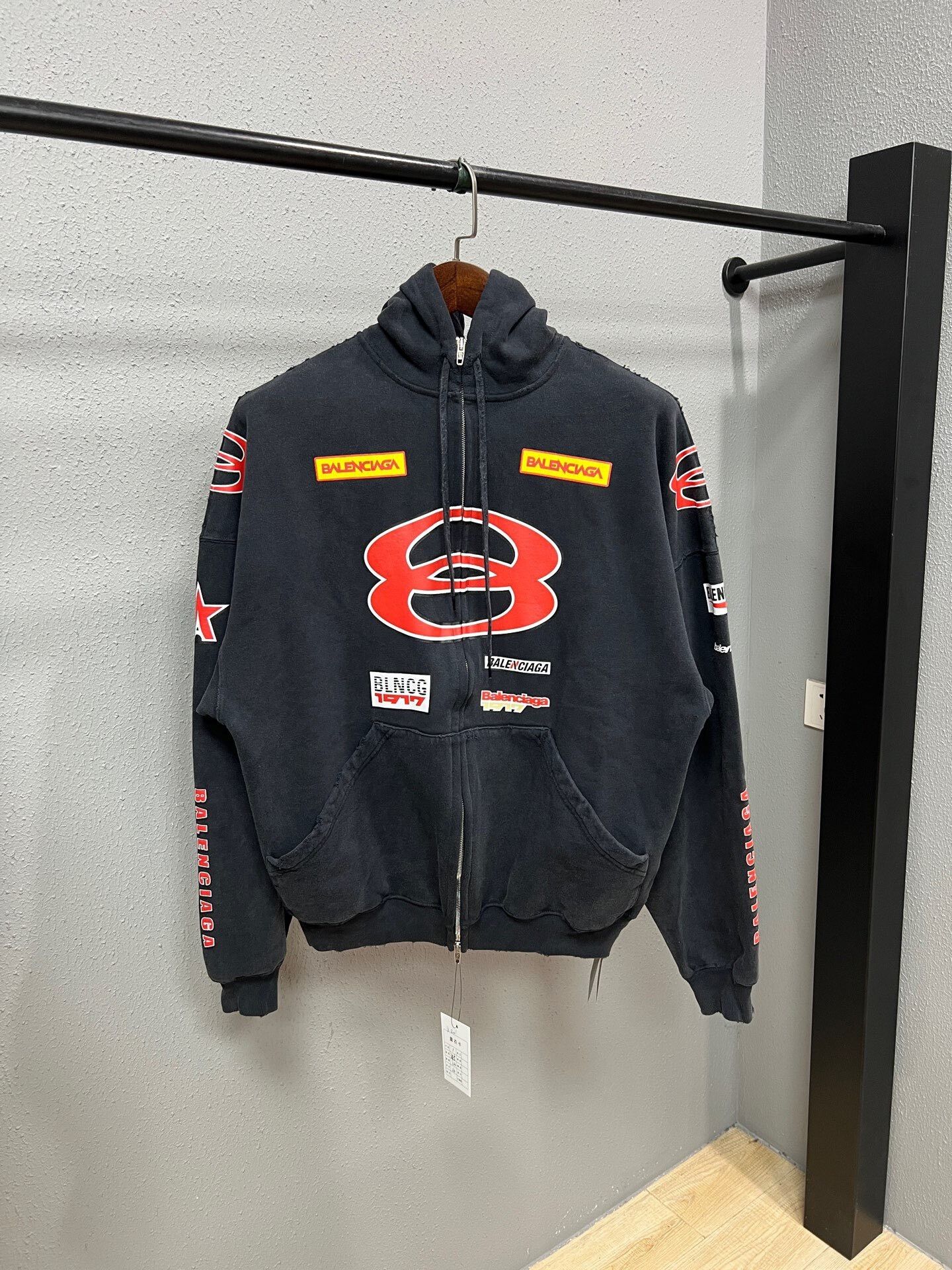 Balenciaga balenciaga racing hoodie in new condition Size US XS / EU 42 / 0 - 1 Thumbnail
