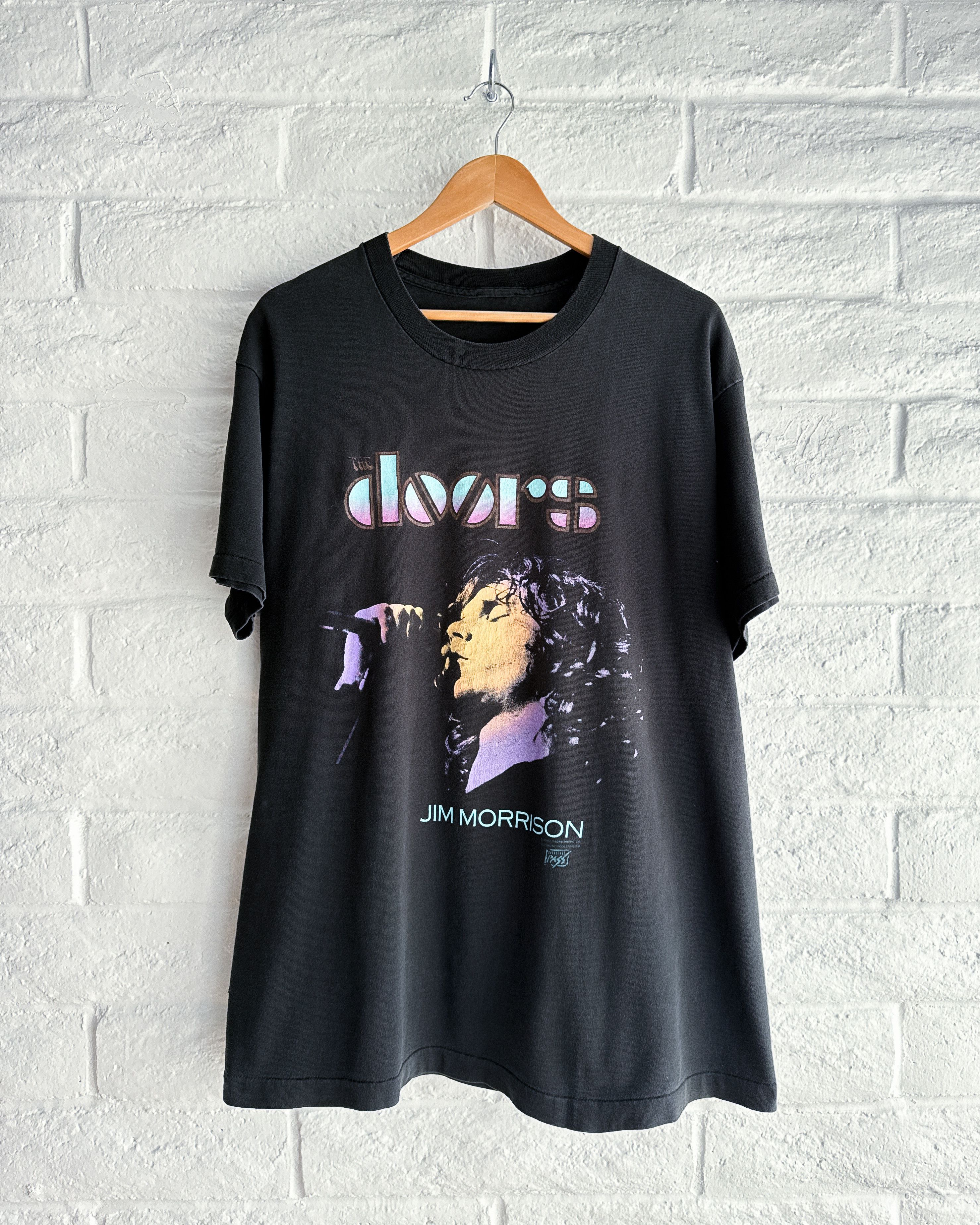 Vintage Vintage 90s The Doors Jim Morrison Dance On Fire T Shirt XL Size US XL / EU 56 / 4 - 1 Thumbnail