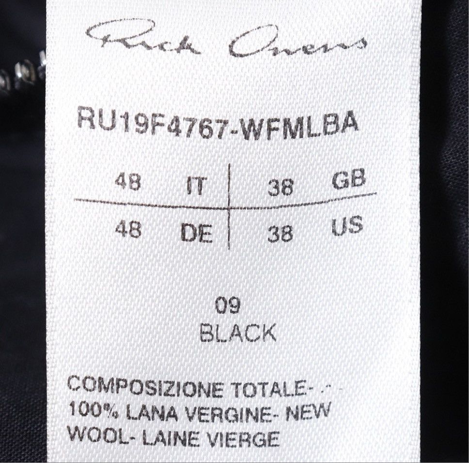 Rick Owens Rick Owens Dustulator Jacket FW19 Size US M / EU 48-50 / 2 - 6 Thumbnail