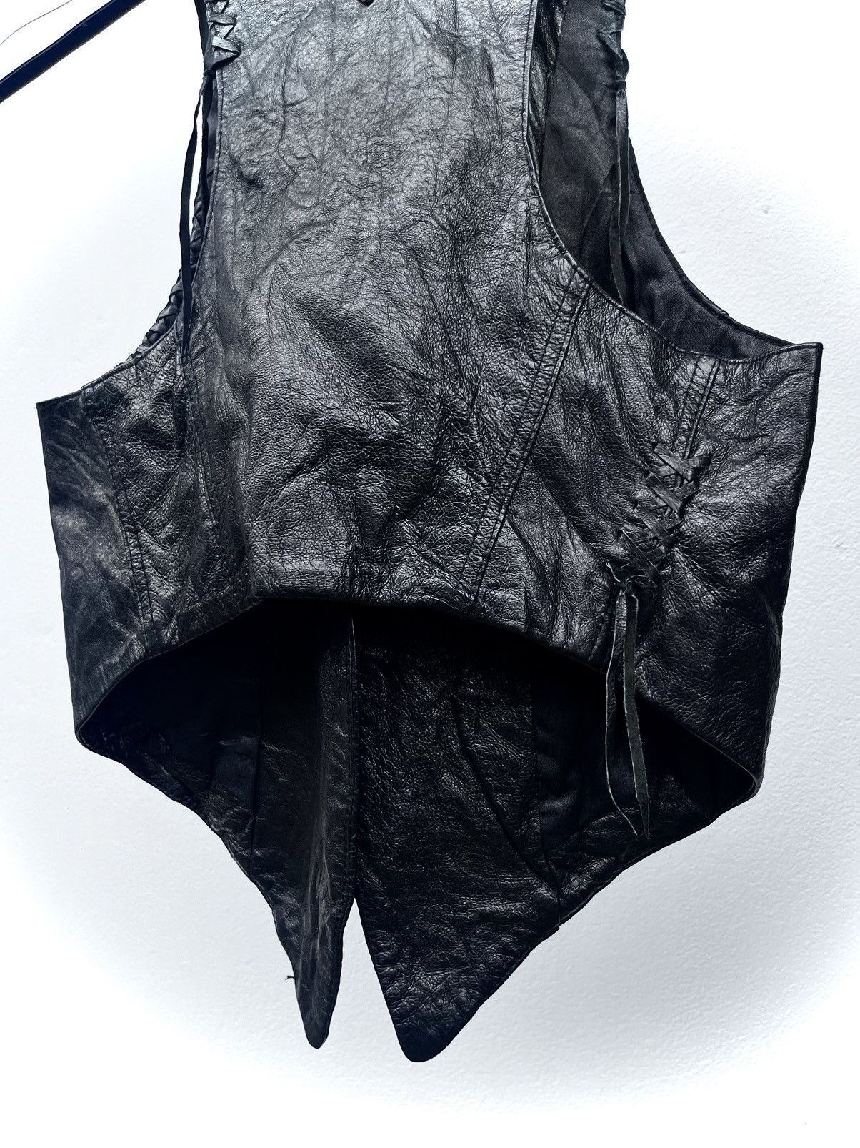 GOA 2000s G.O.A Avant-Garde Leather Vest Size US S / EU 44-46 / 1 - 7 Thumbnail