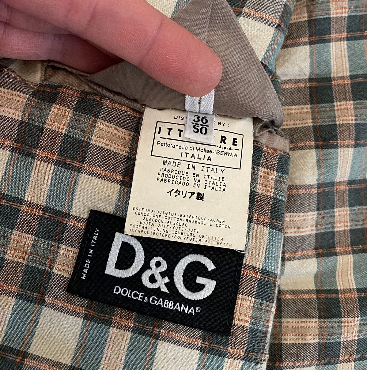 Designer Dolce & Gabbana Light Blazer x Luxury Size 36S - 8 Thumbnail