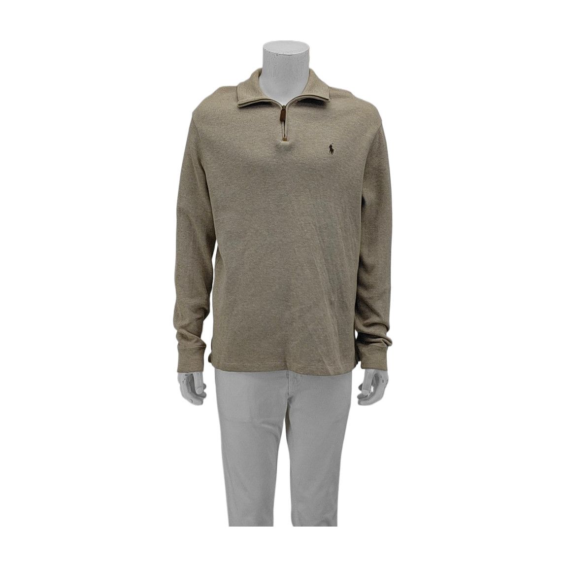 Polo Ralph Lauren Polo Ralph Lauren Camel Half-Zip Sweatshirt L Size US L / EU 52-54 / 3 - 1 Thumbnail