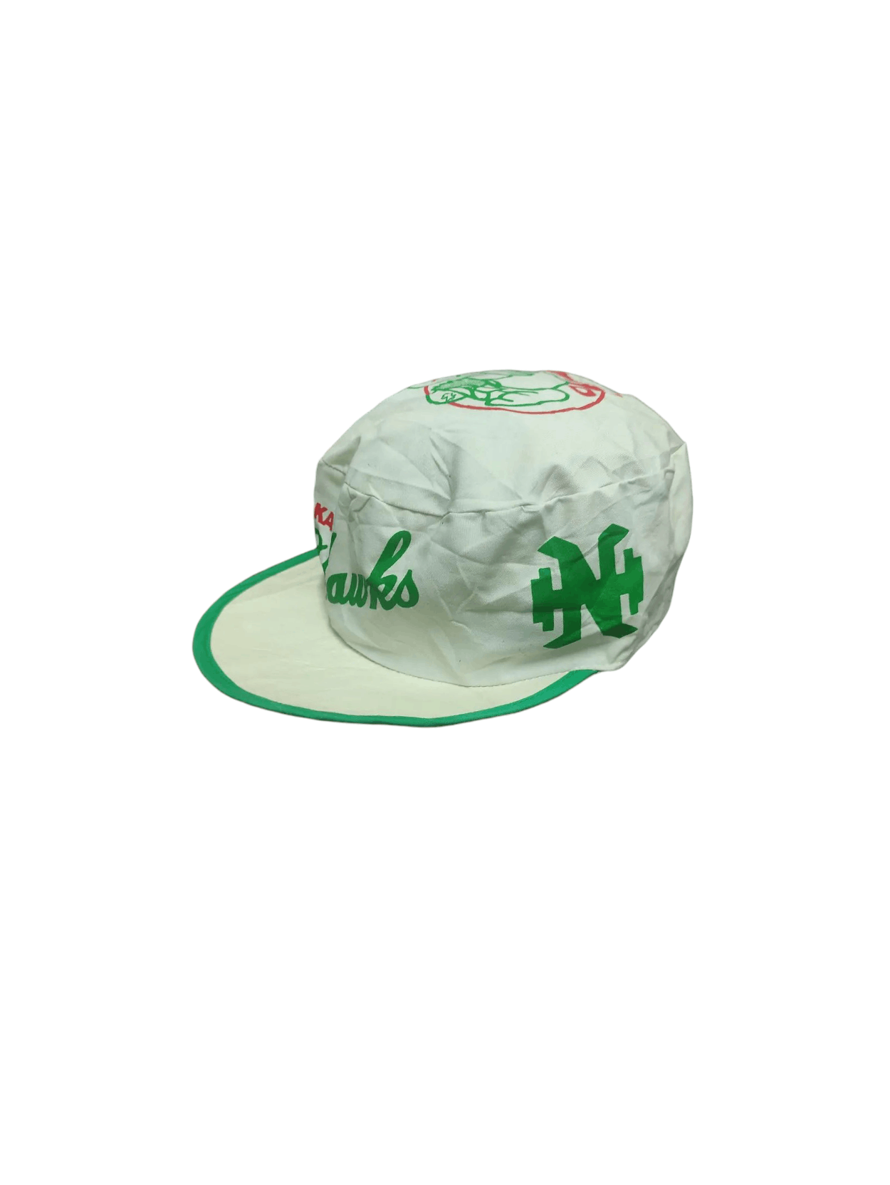 Japanese Brand VINTAGE 80's NANKAI HAWKS JAPANESE BASEBALL TEAM PAINTER CAP Size ONE SIZE - 1 Thumbnail