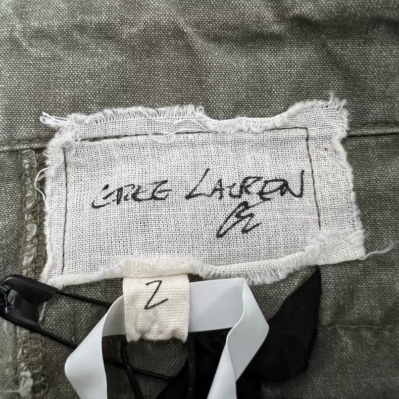 Greg Lauren greg laurenMilitary green contrast stitching pants, size 2 Size US 36 / EU 52 - 3 Thumbnail