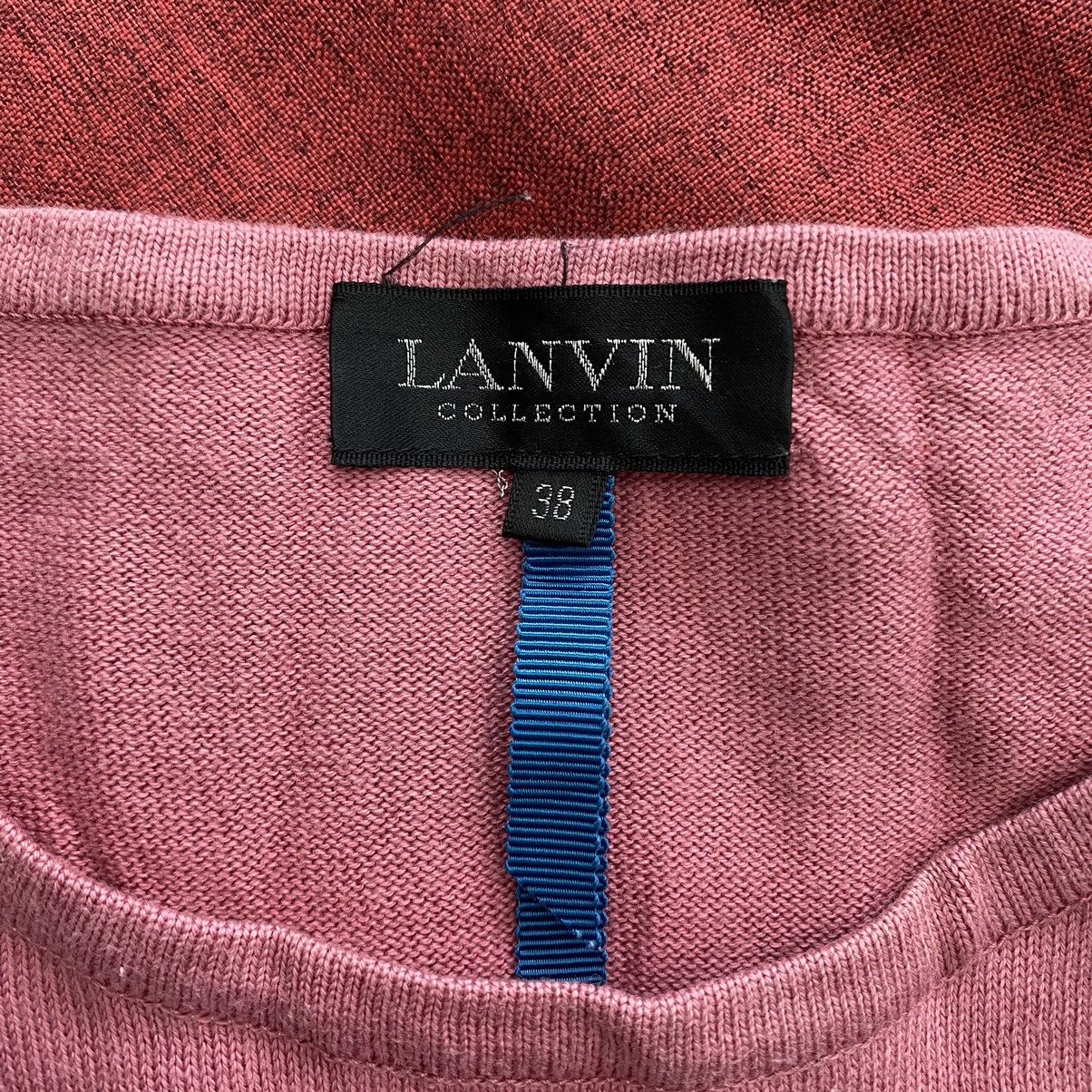 Lanvin Vintage LANVIN COLLECTION Ribbon Chains Design Pink Short Size XS / US 0-2 / IT 36-38 - 4 Thumbnail