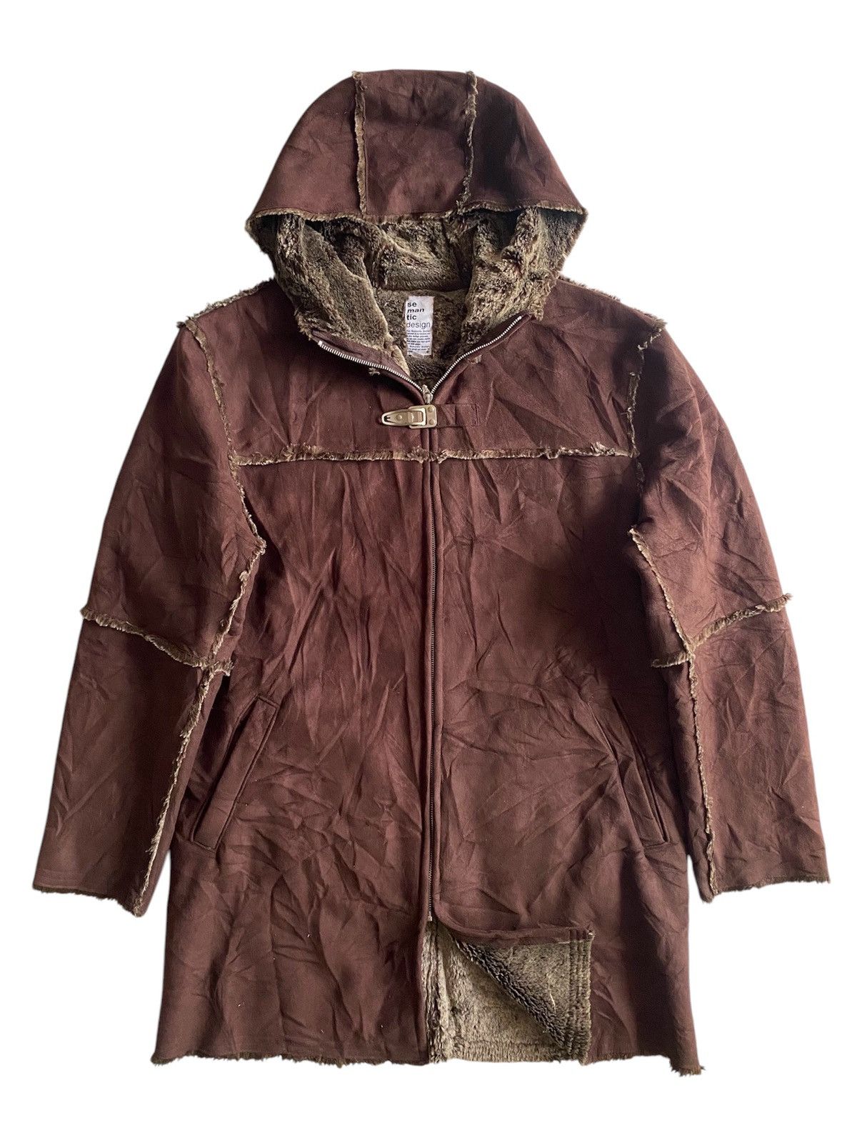 14th Addiction Japanese~ Semantic Design Leather Suede Coat Jacket Size US L / EU 52-54 / 3 - 11 Thumbnail