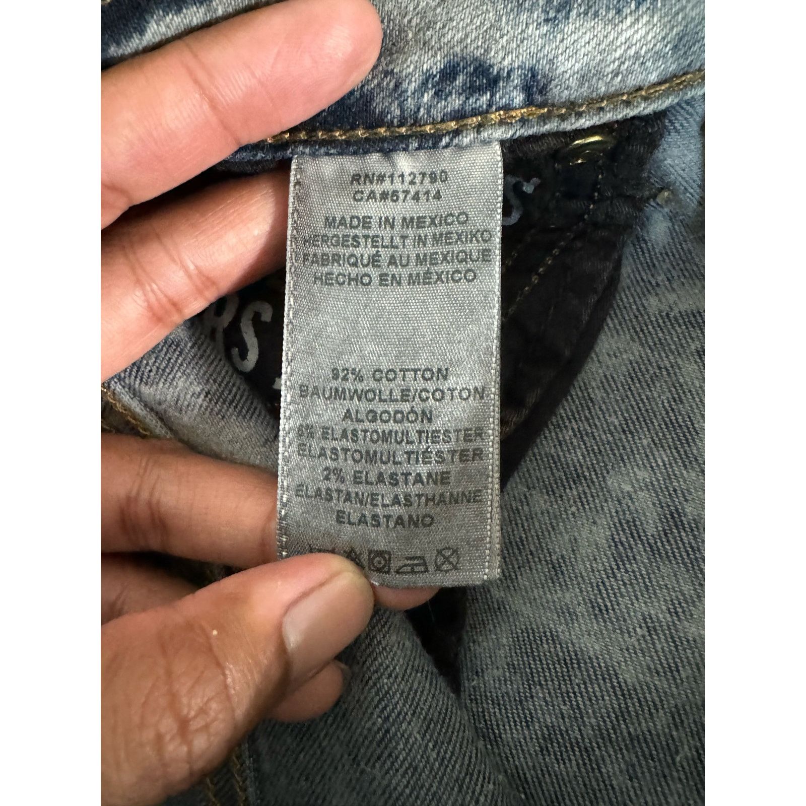 True Religion True Religion Jennie Curvy Skinny Jean Marble Moon Women 31" Size 31" - 10 Thumbnail