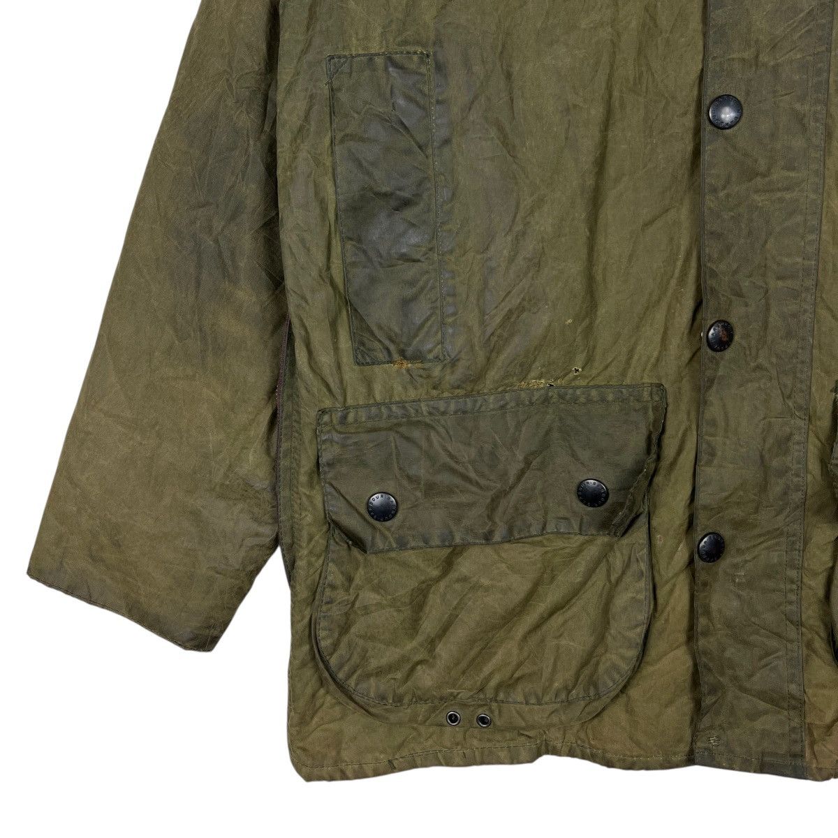 Barbour 🔥 VINTAGE BARBOUR BEAUFORT WAXED JACKET MADE IN ENGLAND Size US M / EU 48-50 / 2 - 5 Thumbnail