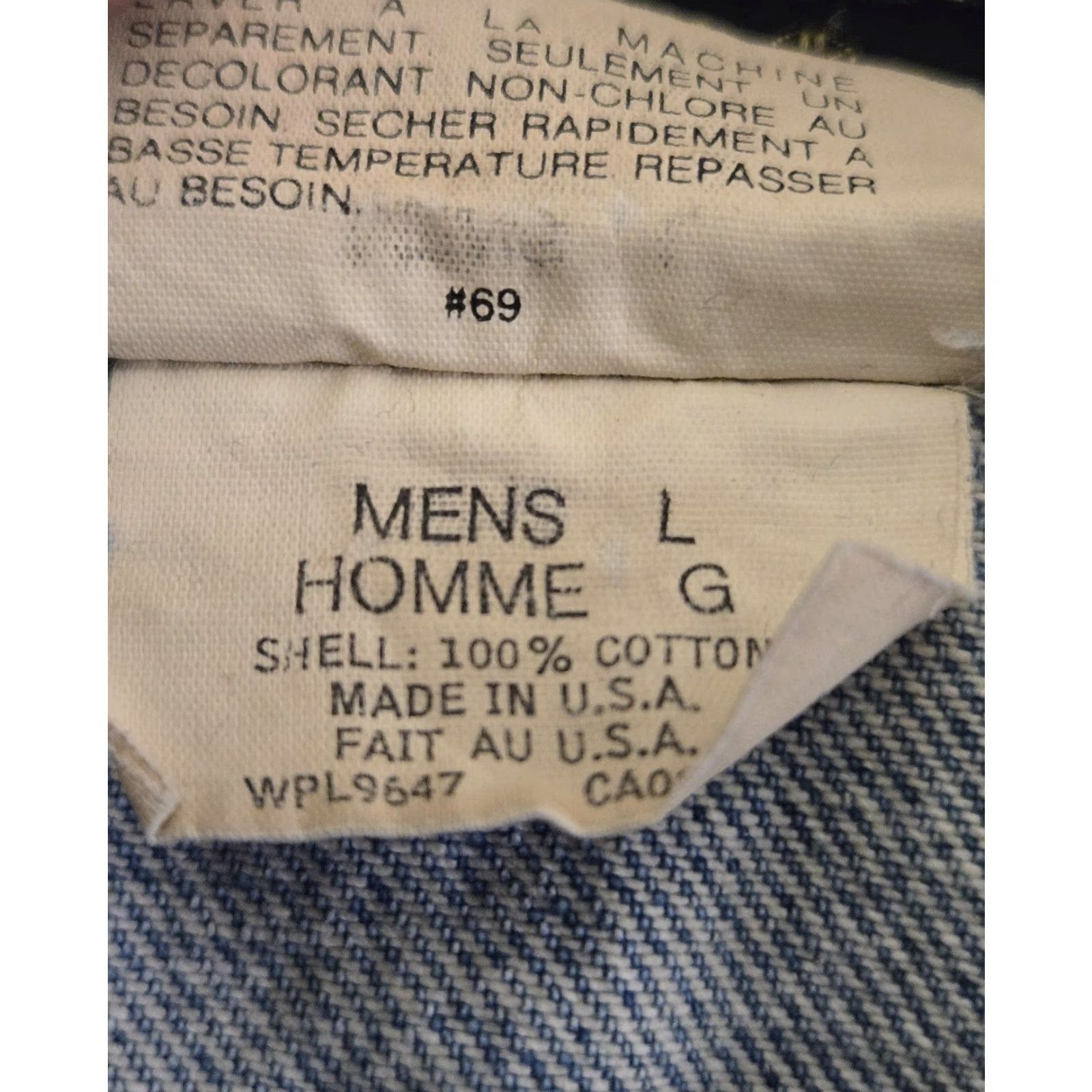 Eddie Bauer VINTAGE Eddie Bauer Jacket Men L Denim Light Wash Trucker Made in USA 90s Casual Workwear Size US L / EU 52-54 / 3 - 6 Thumbnail