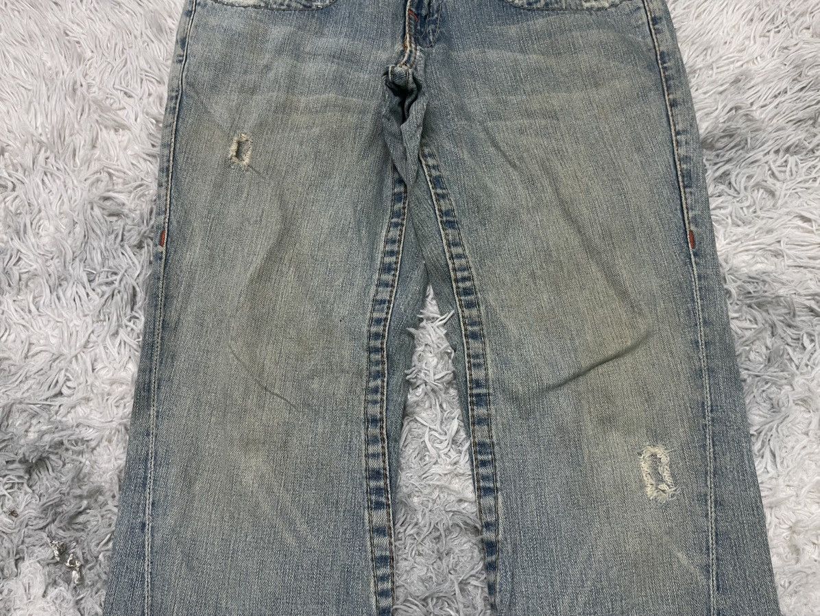 True Religion 90s TRUE RELIGION FLARE DENIM DISTRESSED Size US 30 / EU 46 - 5 Thumbnail