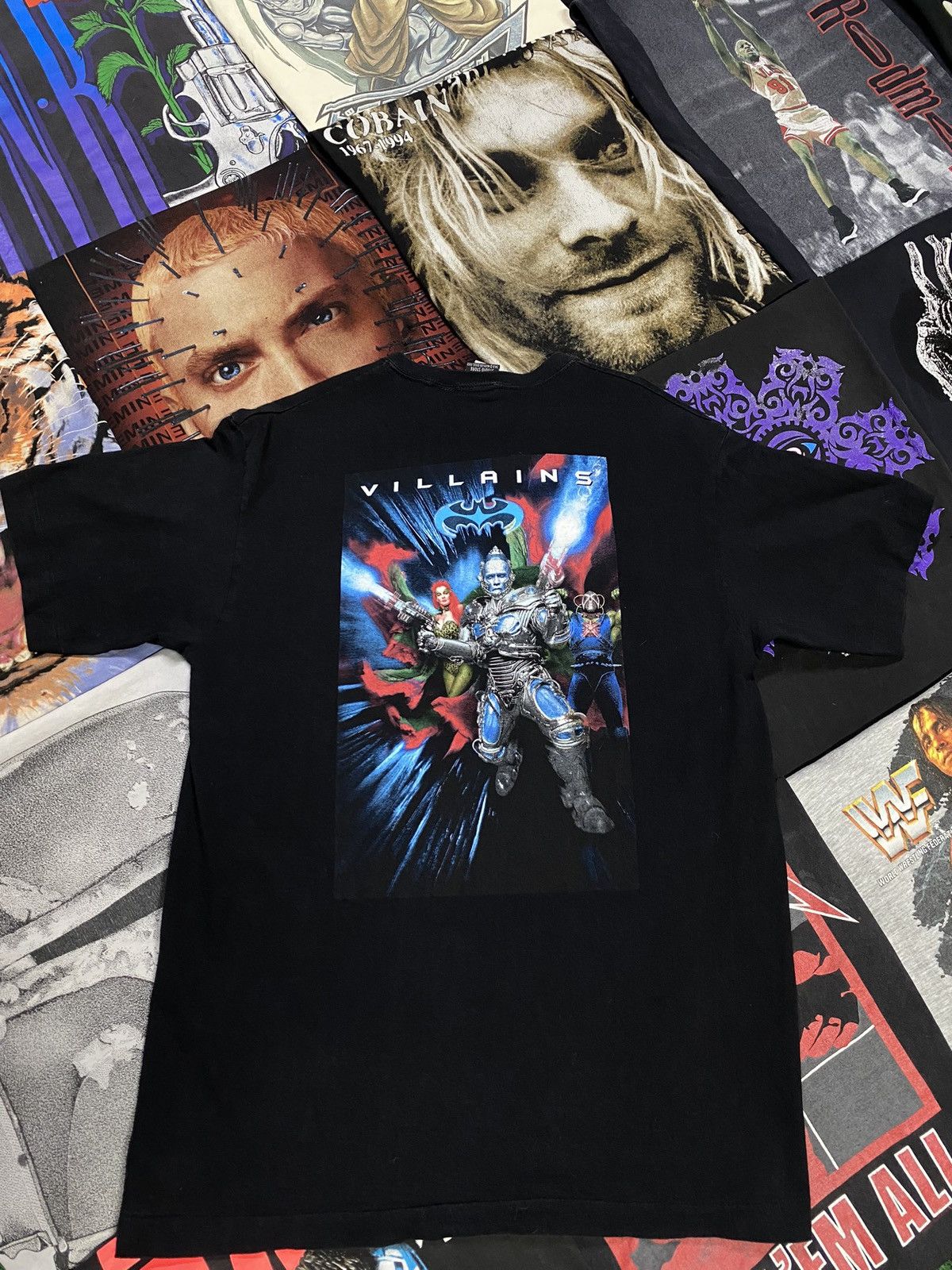 DC Comics × Vintage Vintage 90’s Batman and Robin Movie Tee Shirt Large Size US L / EU 52-54 / 3 - 2 Thumbnail