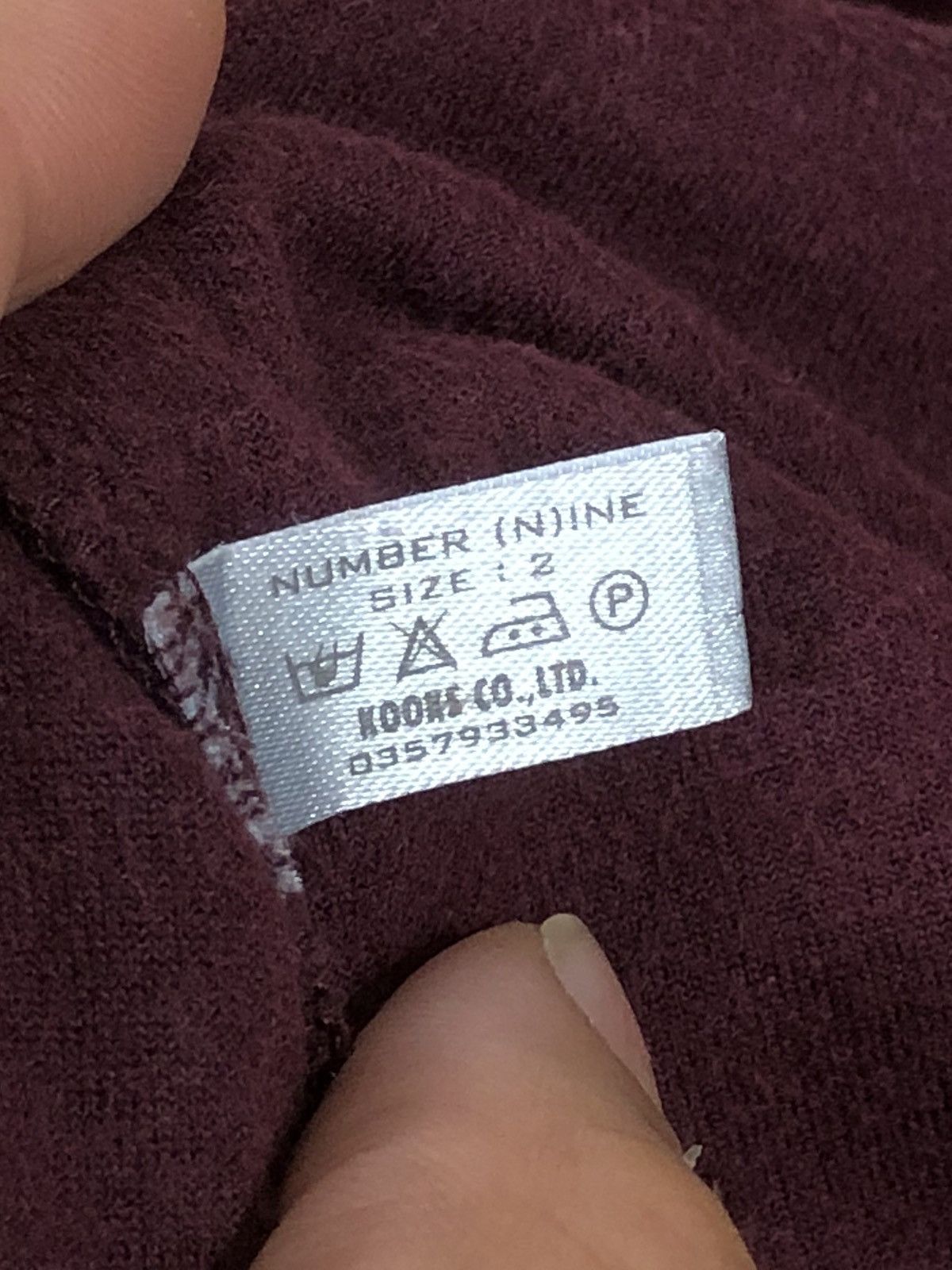 Number (N)ine RARE🔥VINTAGE NUMBER NINE VELVET BAGGY SLEEVES SWEATSHIRT Size US M / EU 48-50 / 2 - 6 Thumbnail