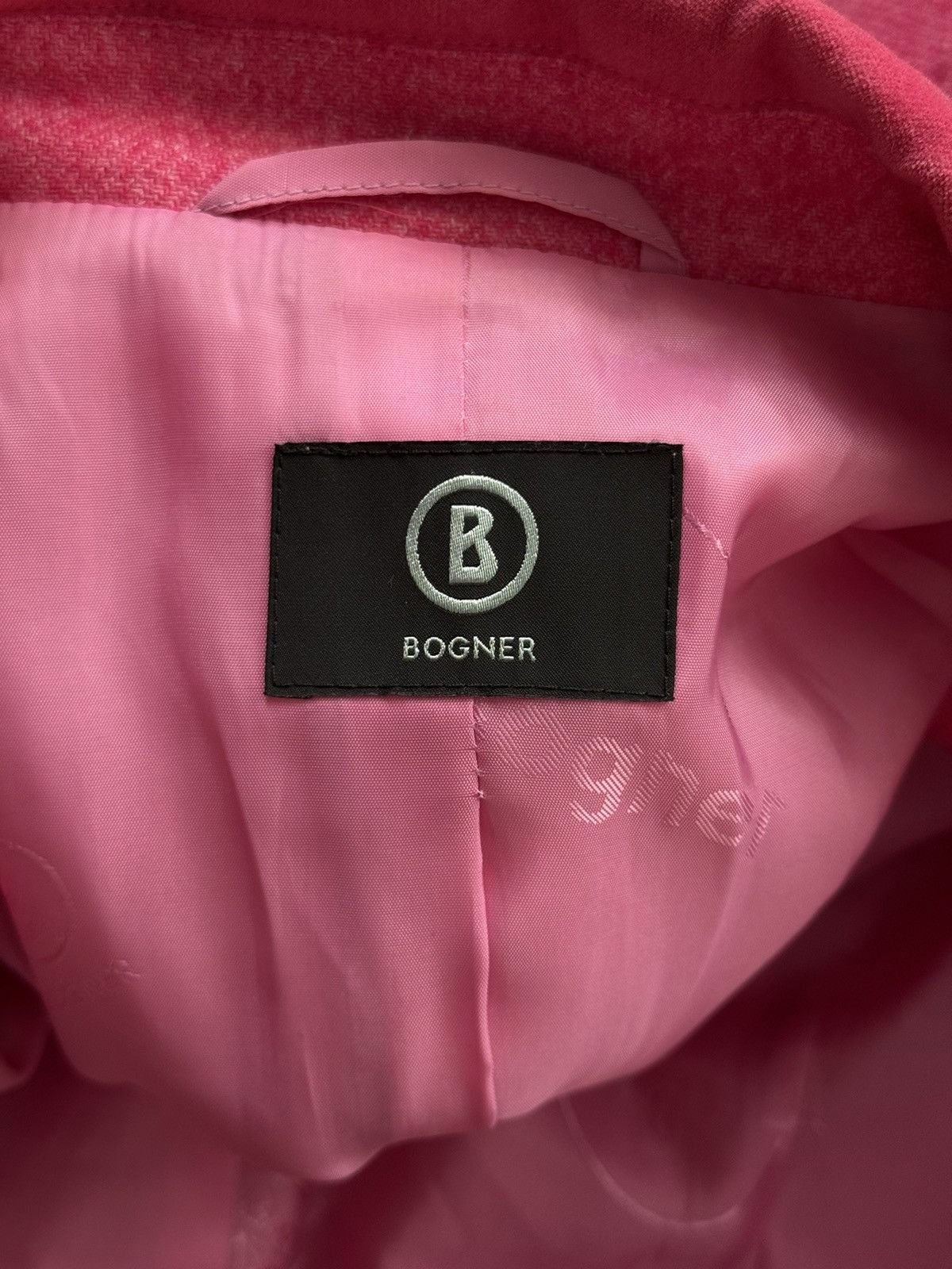 Bogner Bogner luxury wool blend pink blazer Size XXL / US 16-18 / IT 52-54 - 8 Thumbnail