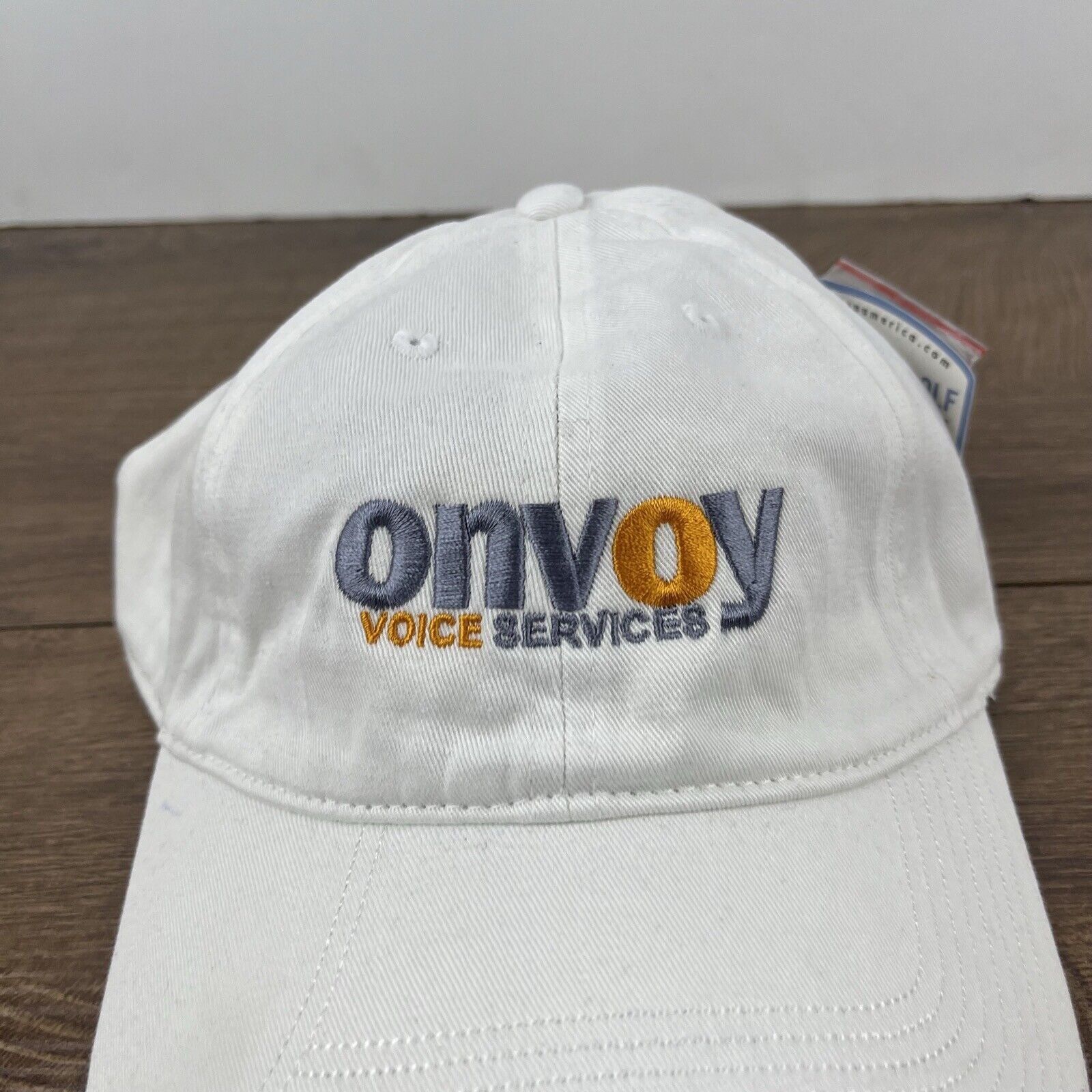 Other Onvoy Hat Voice Services White Cap Hat Adjustable Hat White Size ONE SIZE - 4 Thumbnail