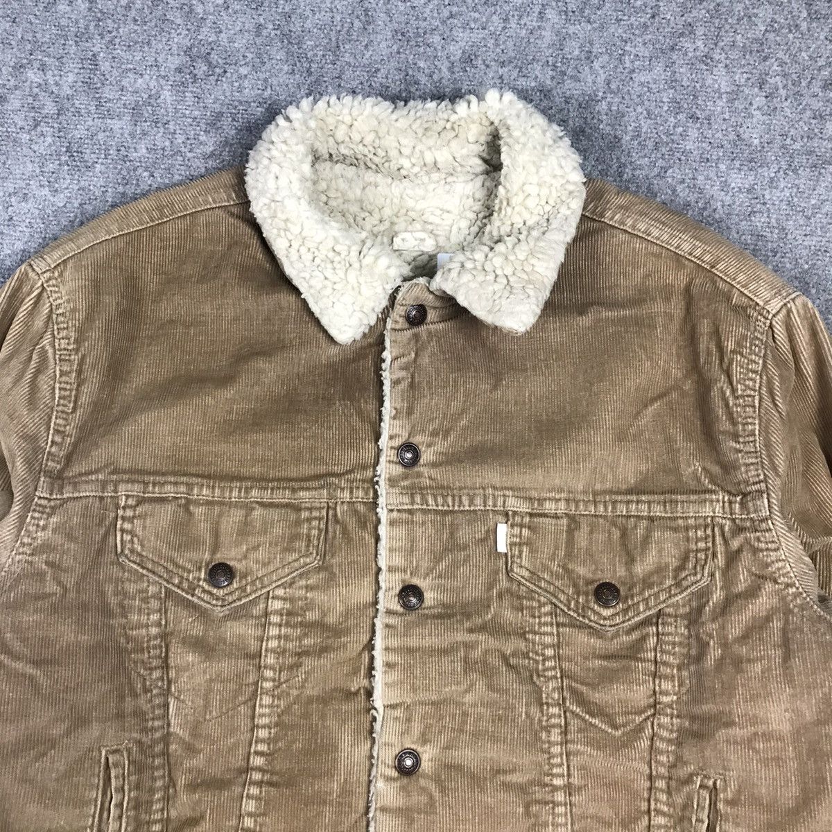 Levi's × Levi's Vintage Clothing Vintage Levis corduroy Sherpa Button jacket Size US M / EU 48-50 / 2 - 2 Thumbnail